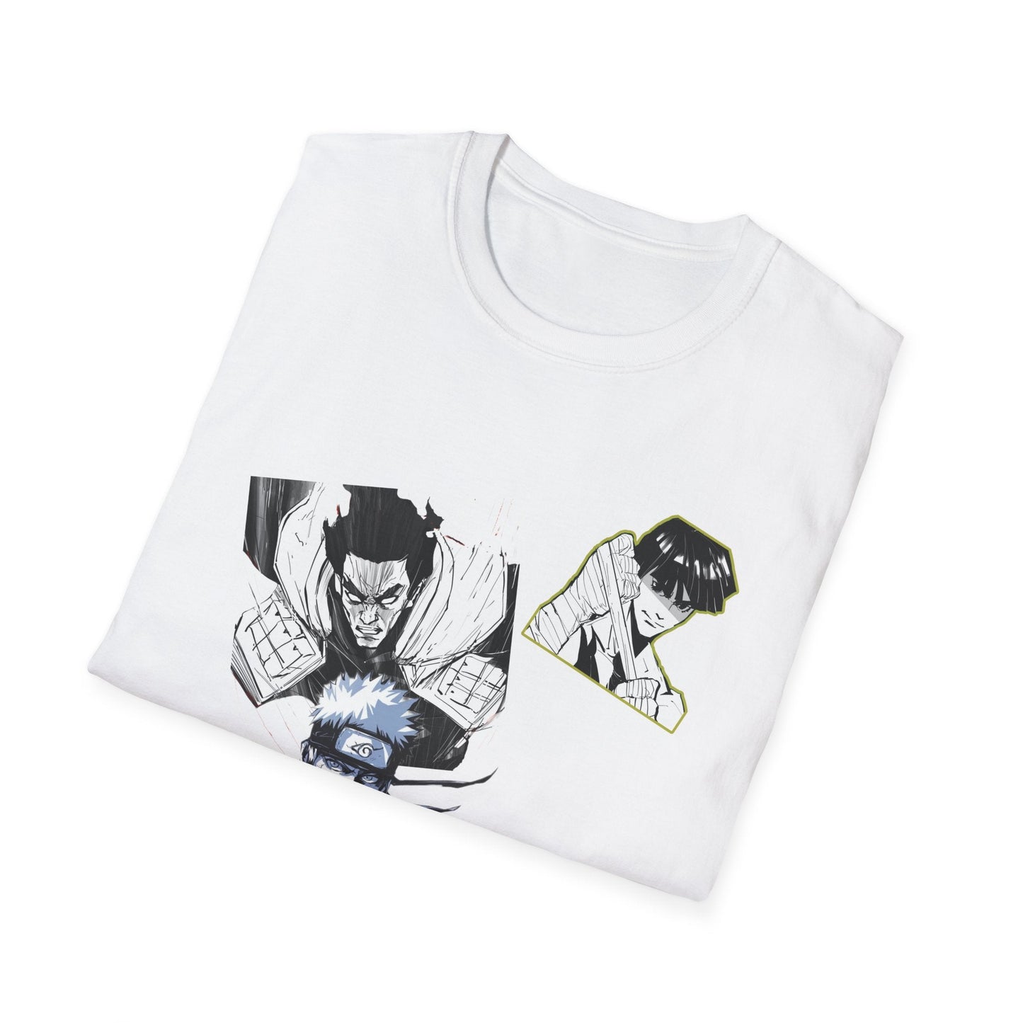 Ninja style Anime-Inspired Unisex T-Shirt, Graphic Tee for Fans, Perfect Gift for Birthdays or Conventions, Casual Wear, Softstyle Shirt