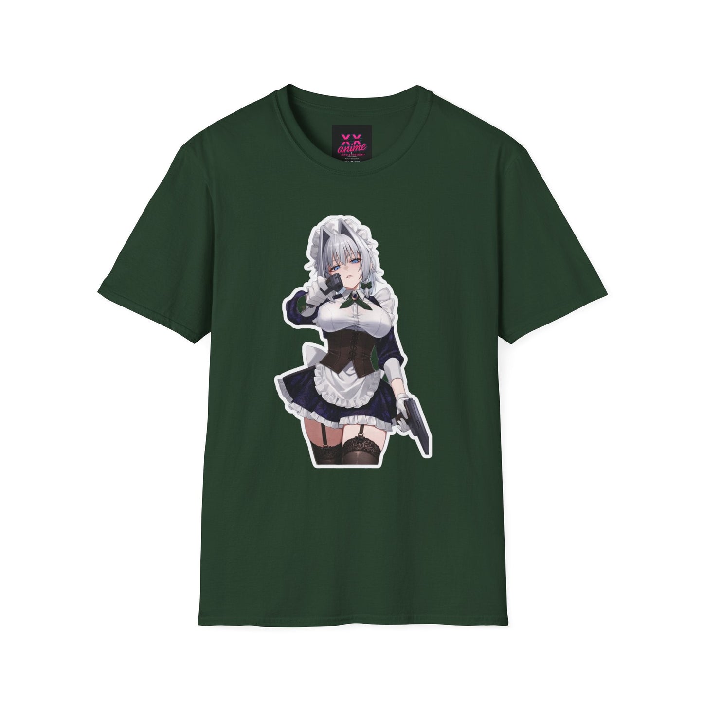 Anime-Inspired Unisex lewd gun T-Shirt - Fun, Playful Design, Perfect for Anime Lovers, Cosplay, Gifts, Casual Wear, and Conventions