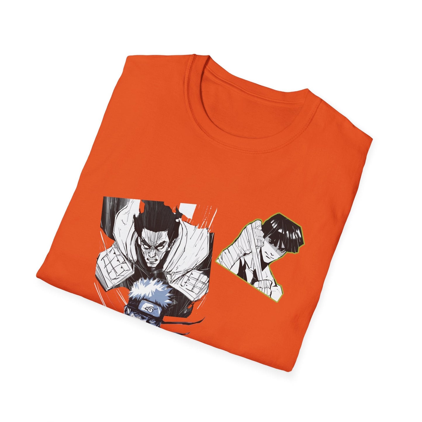 Ninja style Anime-Inspired Unisex T-Shirt, Graphic Tee for Fans, Perfect Gift for Birthdays or Conventions, Casual Wear, Softstyle Shirt