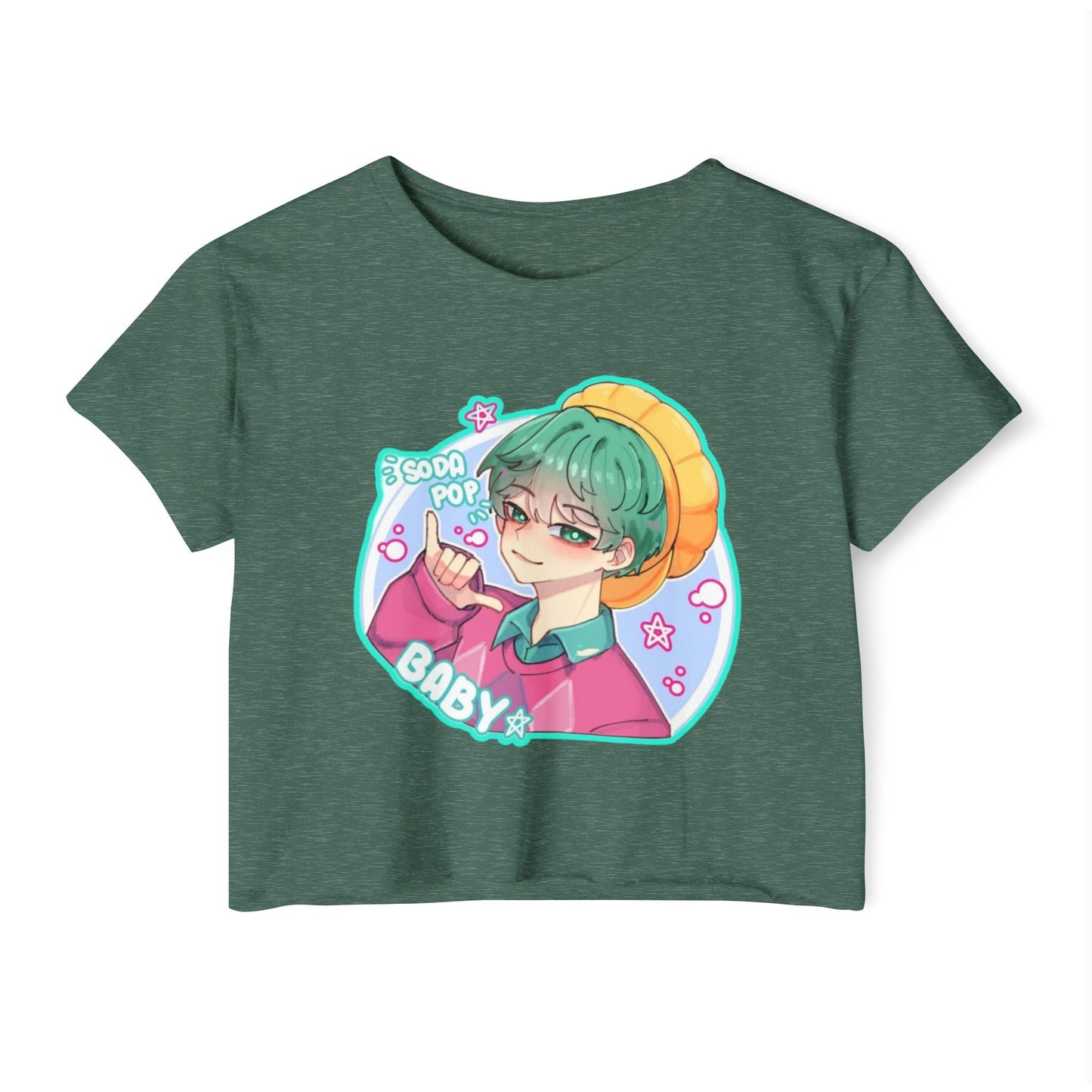 Cute Graphic kpop boys 3 Crop Top for Women, Festival Wear, Baby Pop Art Tee, Casual Summer Top, Gift for Music Lovers, Trendy Streetwear