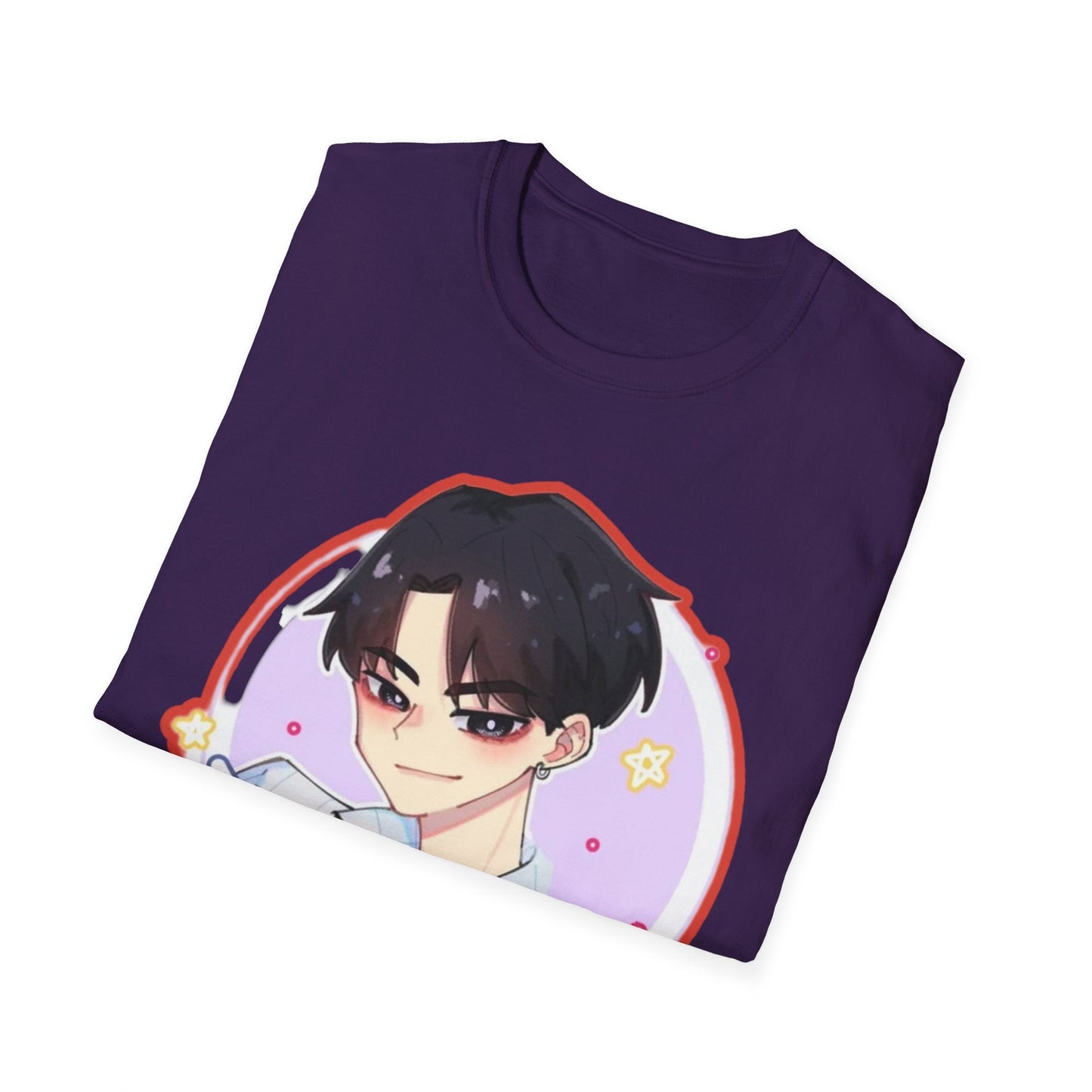 Anime Character kpop boy 2 T-Shirt, Cute Graphic Tee, Unisex Casual Wear, Gift for Teens, Kawaii Fashion, Birthday Present