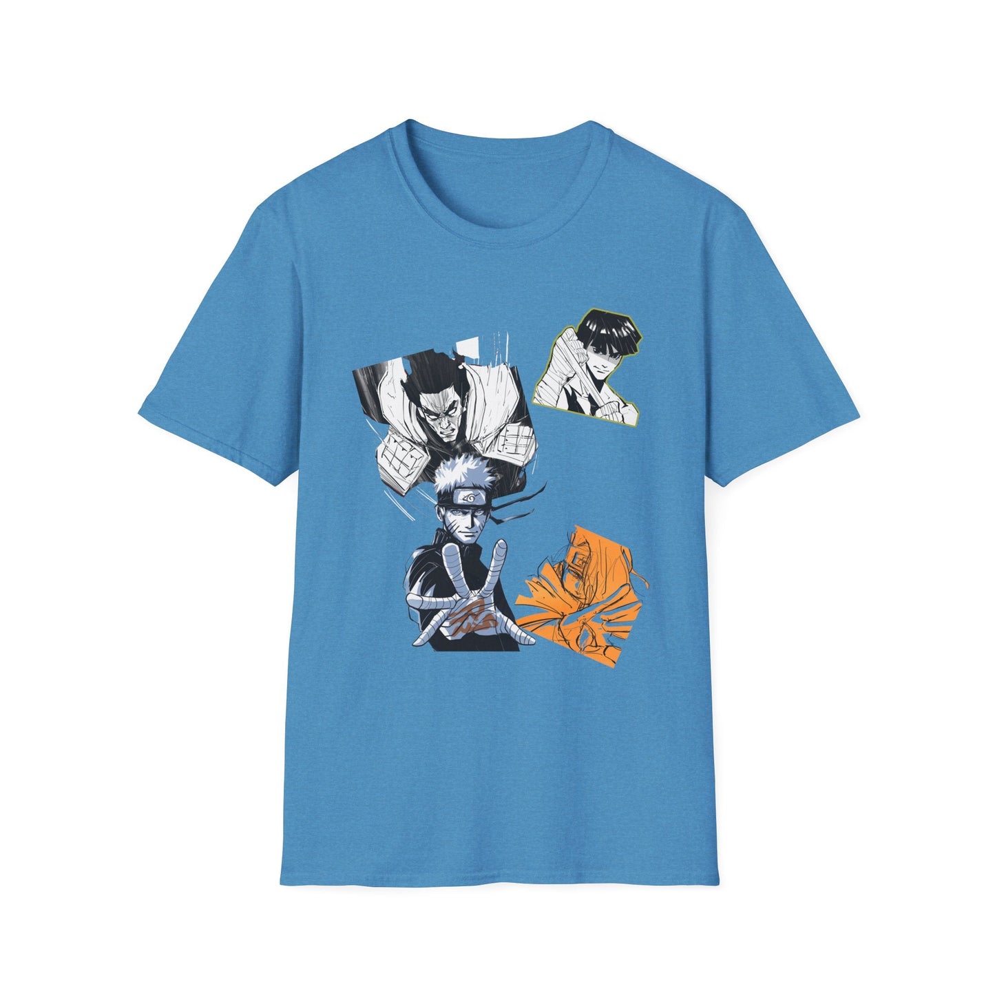 Ninja style Anime-Inspired Unisex T-Shirt, Graphic Tee for Fans, Perfect Gift for Birthdays or Conventions, Casual Wear, Softstyle Shirt