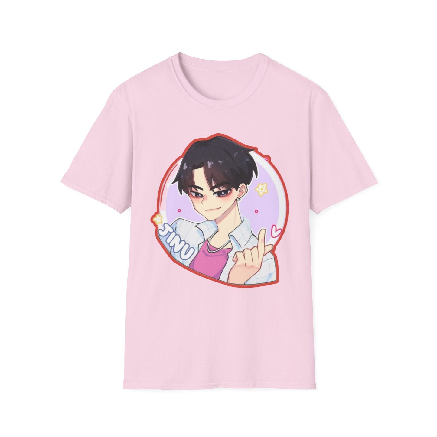 Anime Character kpop boy 2 T-Shirt, Cute Graphic Tee, Unisex Casual Wear, Gift for Teens, Kawaii Fashion, Birthday Present