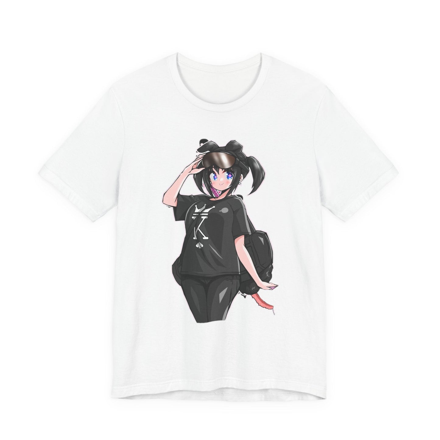 Lewd Anime-Themed Unisex Tee for Fans, Cute Graphic T-Shirt, Comfortable Everyday Wear, Perfect Gift for Anime Lovers, Stylish Casual Top