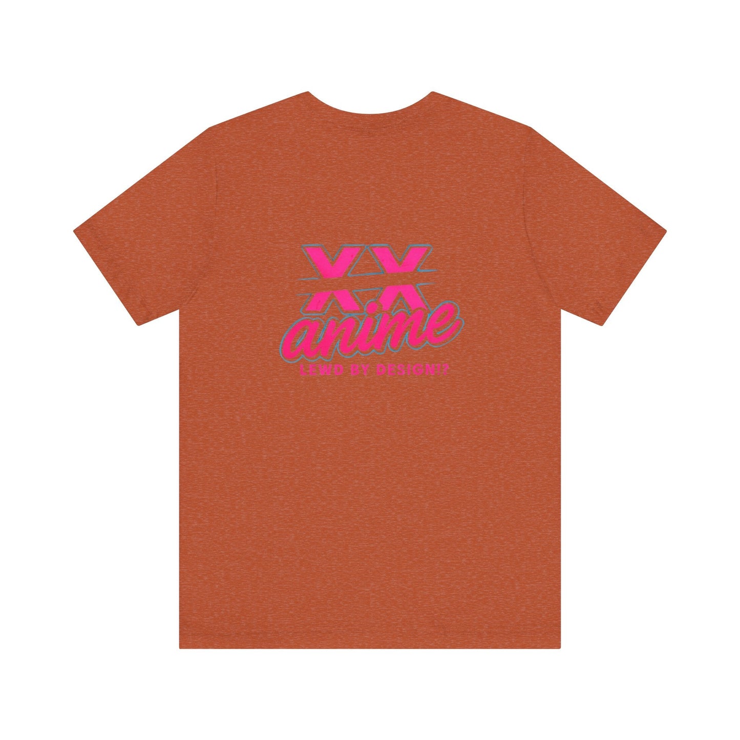 Lewd Anime-Themed Unisex Tee for Fans, Cute Graphic T-Shirt, Comfortable Everyday Wear, Perfect Gift for Anime Lovers, Stylish Casual Top