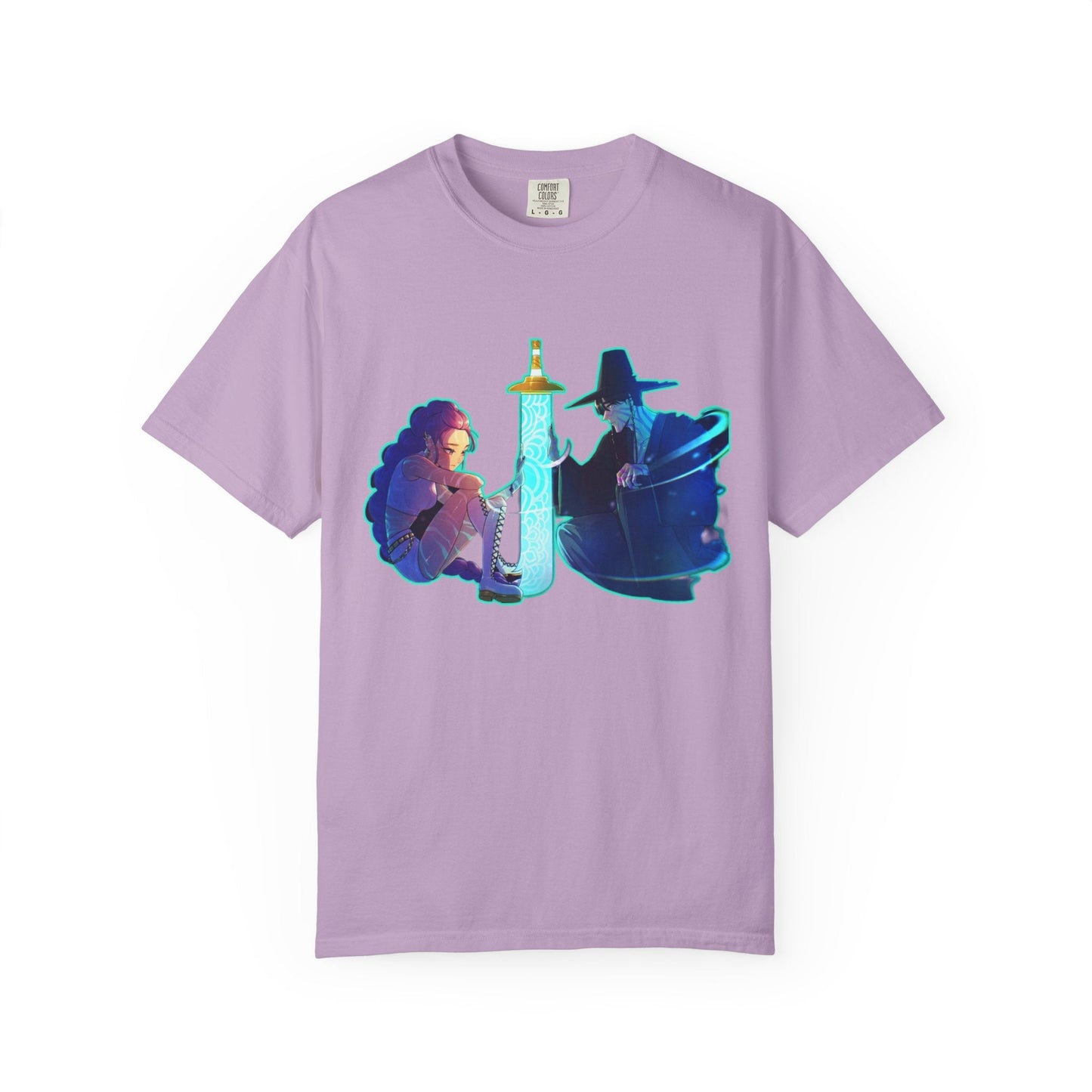 Unisex kpop Garment-Dyed T-shirt