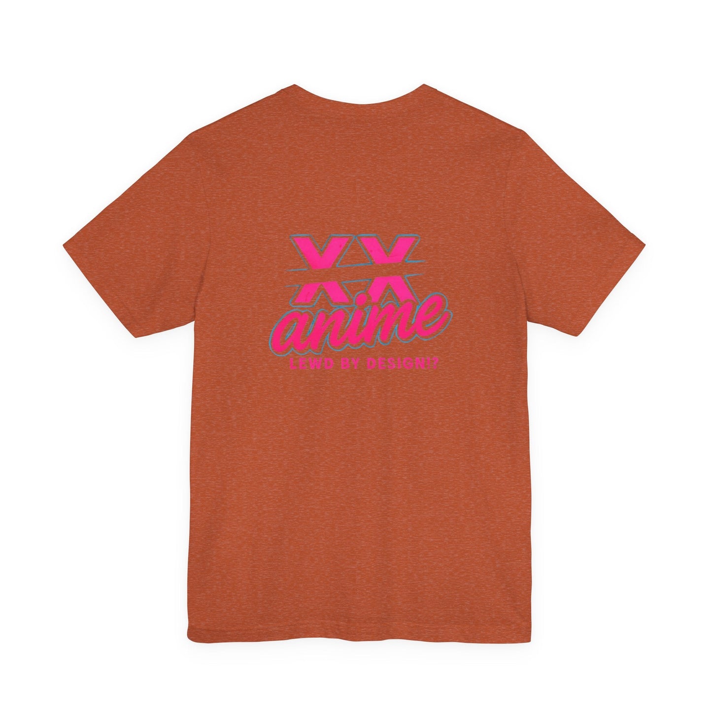 Lewd Anime-Themed Unisex Tee for Fans, Cute Graphic T-Shirt, Comfortable Everyday Wear, Perfect Gift for Anime Lovers, Stylish Casual Top