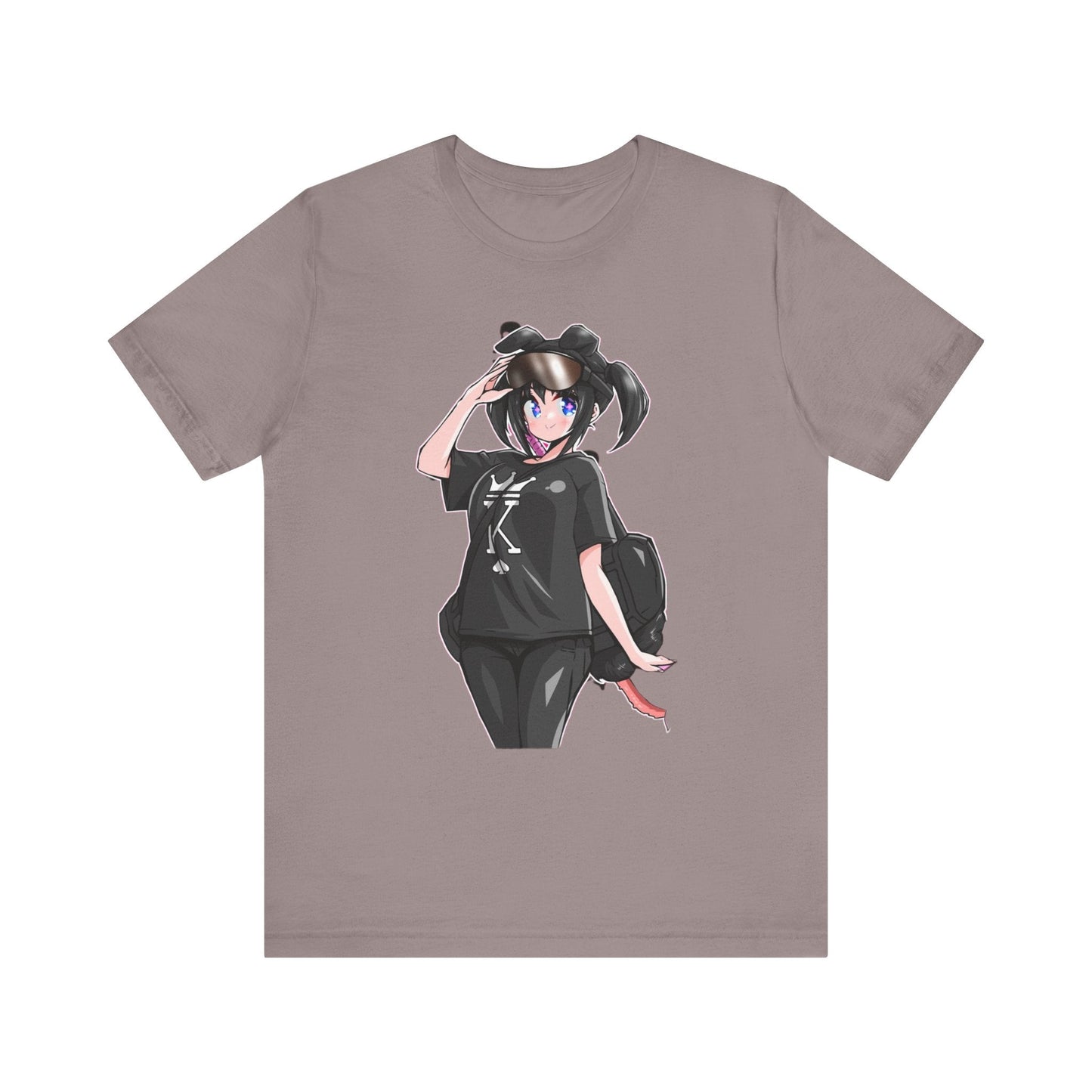 Lewd Anime-Themed Unisex Tee for Fans, Cute Graphic T-Shirt, Comfortable Everyday Wear, Perfect Gift for Anime Lovers, Stylish Casual Top