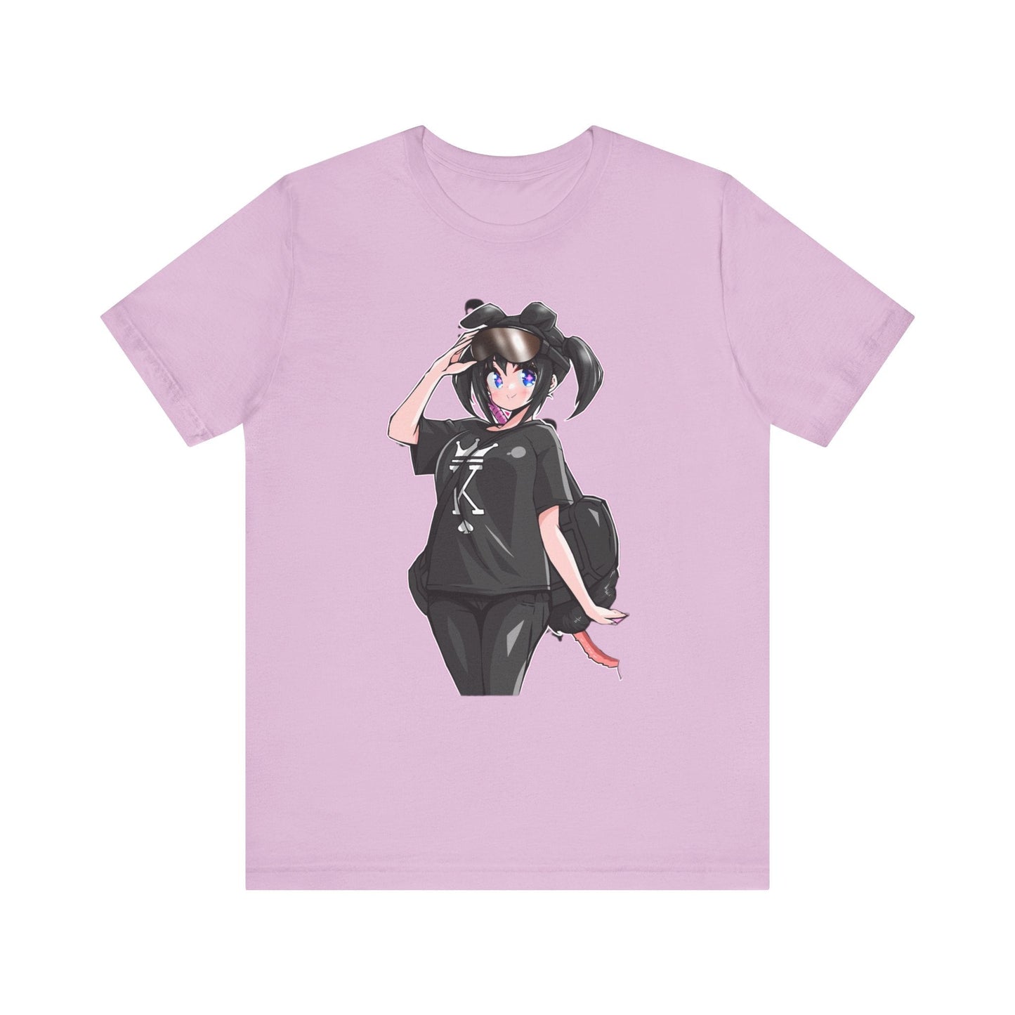 Lewd Anime-Themed Unisex Tee for Fans, Cute Graphic T-Shirt, Comfortable Everyday Wear, Perfect Gift for Anime Lovers, Stylish Casual Top