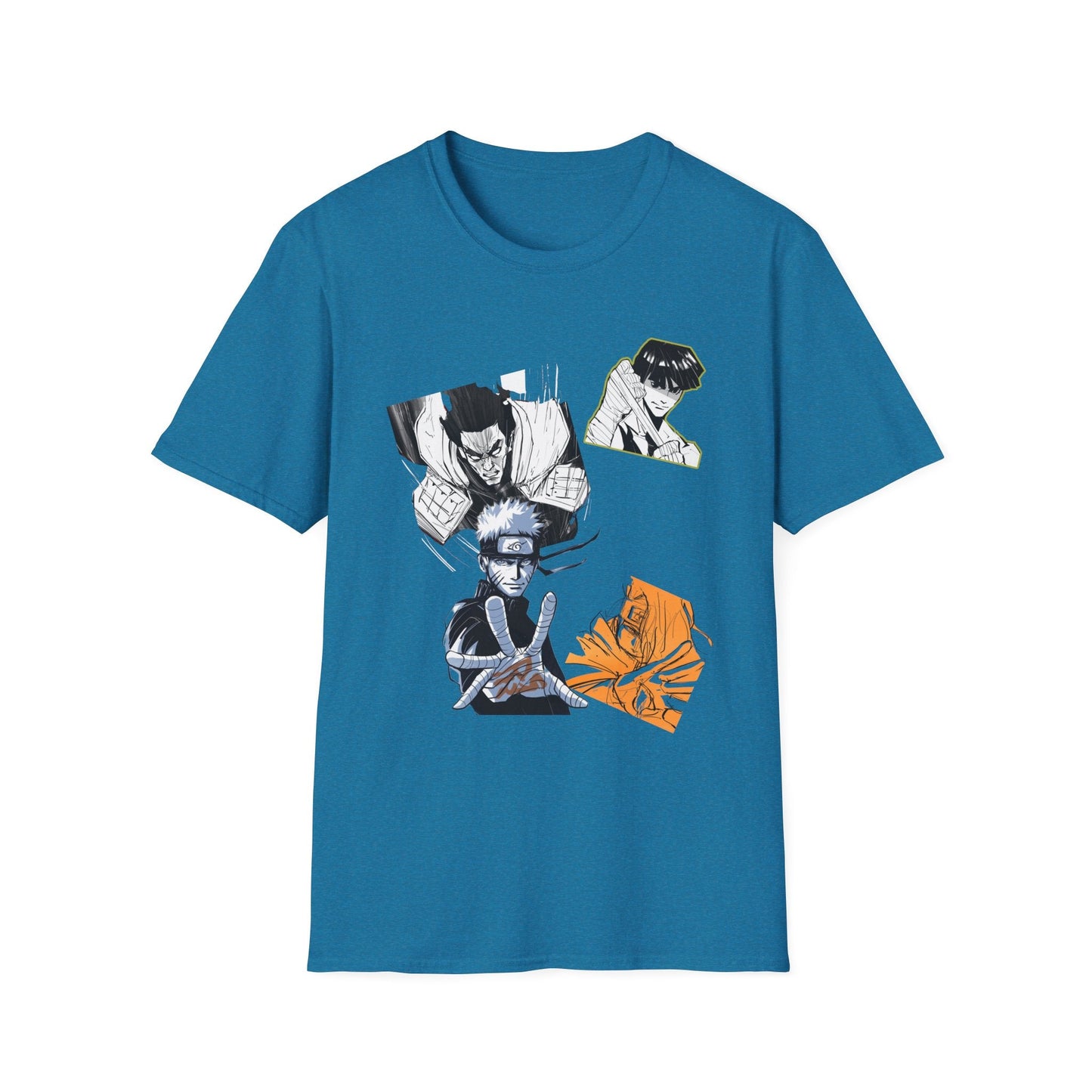 Ninja style Anime-Inspired Unisex T-Shirt, Graphic Tee for Fans, Perfect Gift for Birthdays or Conventions, Casual Wear, Softstyle Shirt