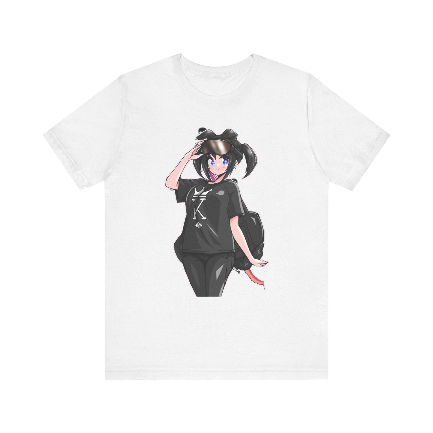 Lewd Anime-Themed Unisex Tee for Fans, Cute Graphic T-Shirt, Comfortable Everyday Wear, Perfect Gift for Anime Lovers, Stylish Casual Top