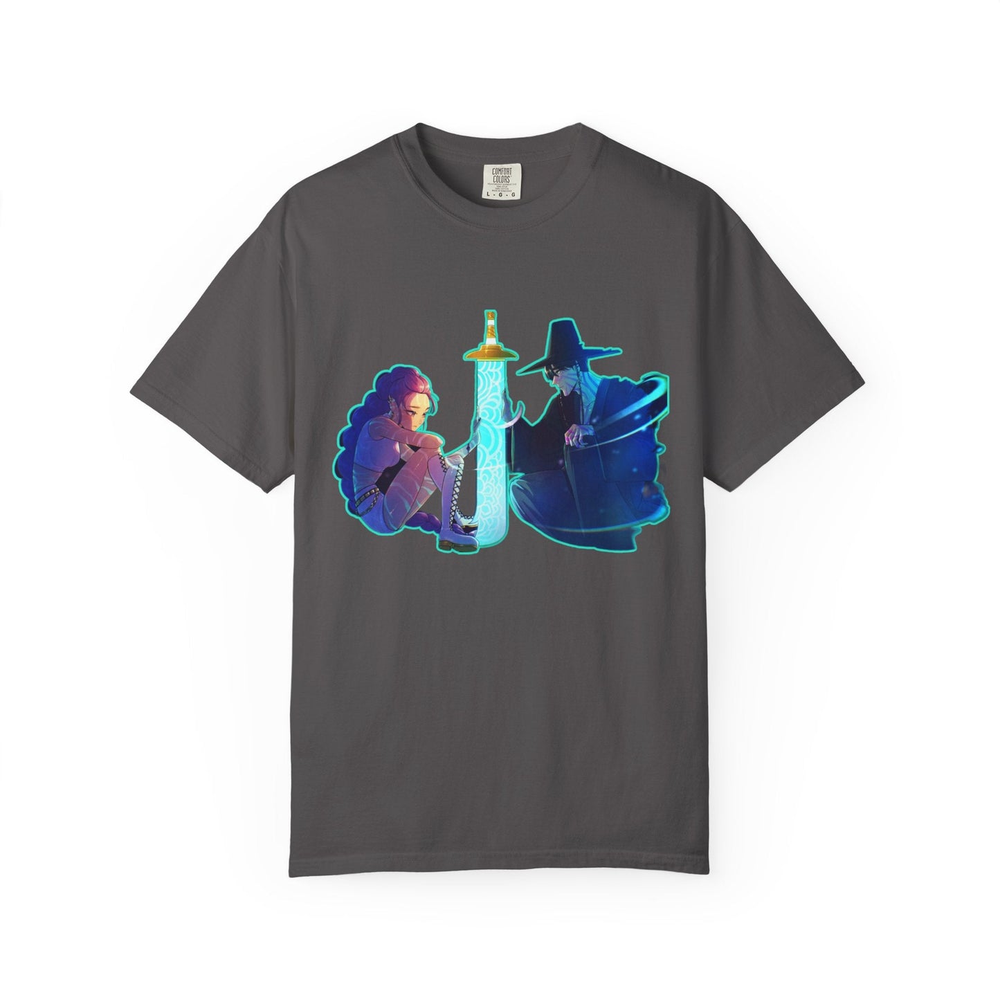 Unisex kpop Garment-Dyed T-shirt