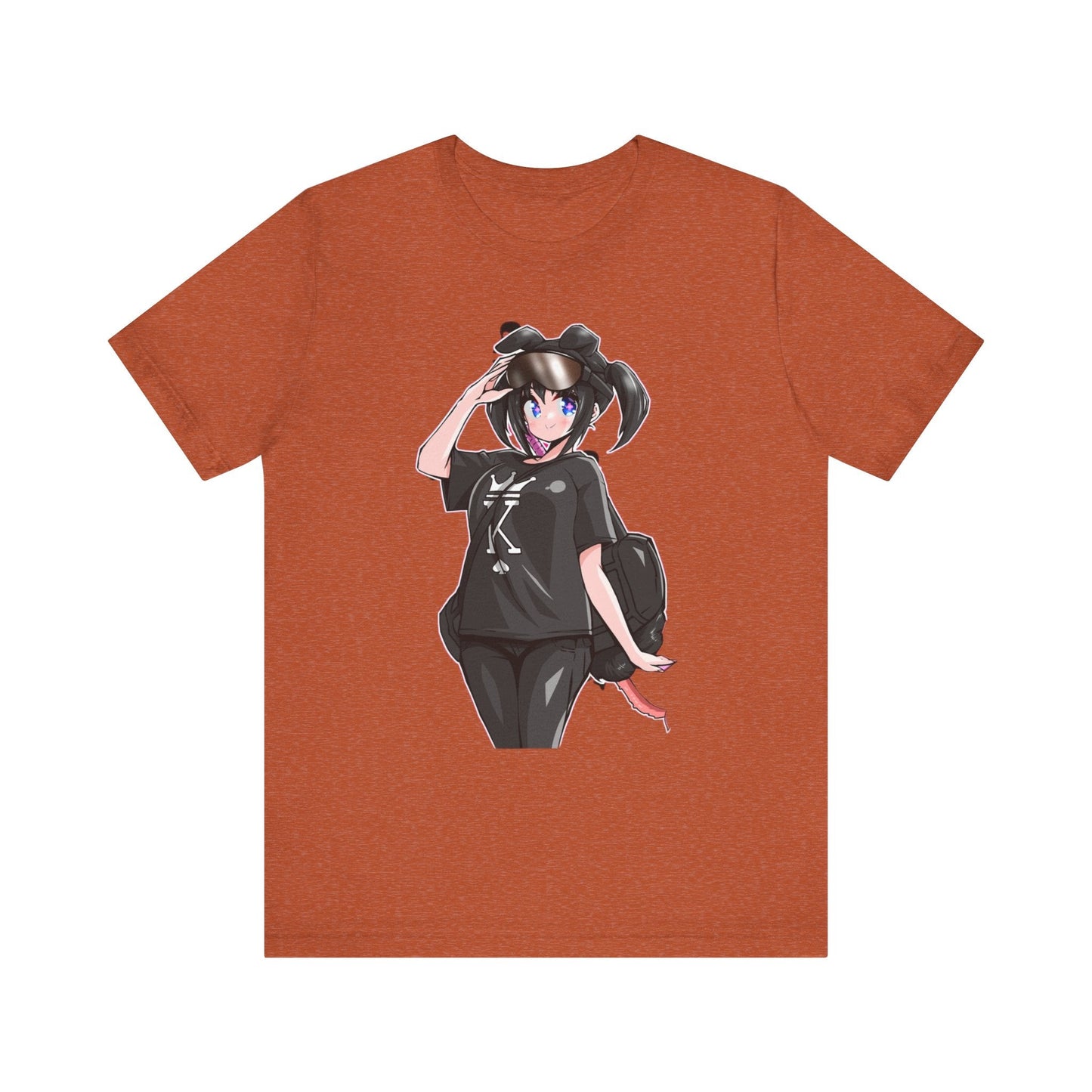Lewd Anime-Themed Unisex Tee for Fans, Cute Graphic T-Shirt, Comfortable Everyday Wear, Perfect Gift for Anime Lovers, Stylish Casual Top