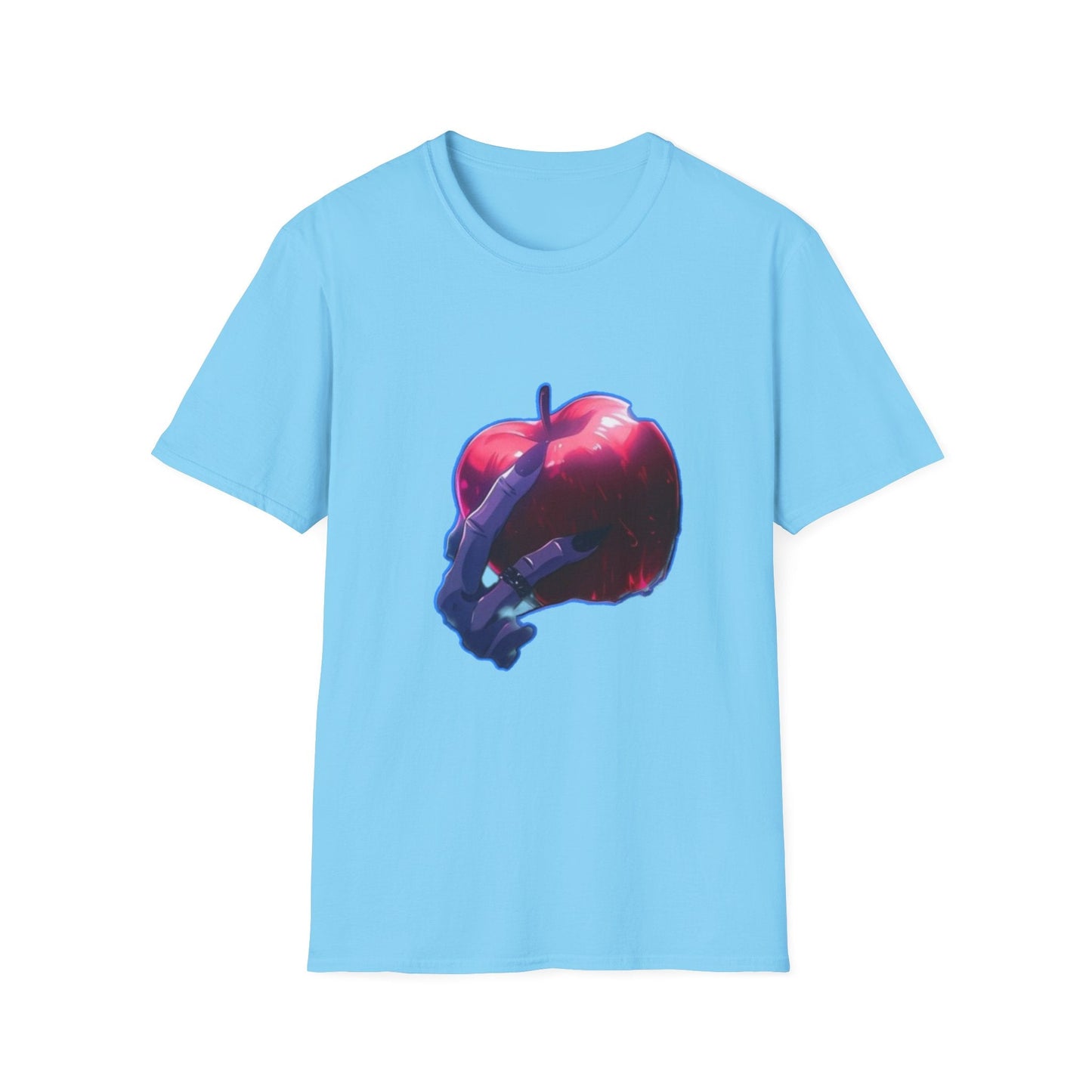 Dn Artistic Skeleton Hand T-Shirt, Creative Graphic Tee, Unique Gift for Artists, Trendy Fashion for Teens, Casual Wear