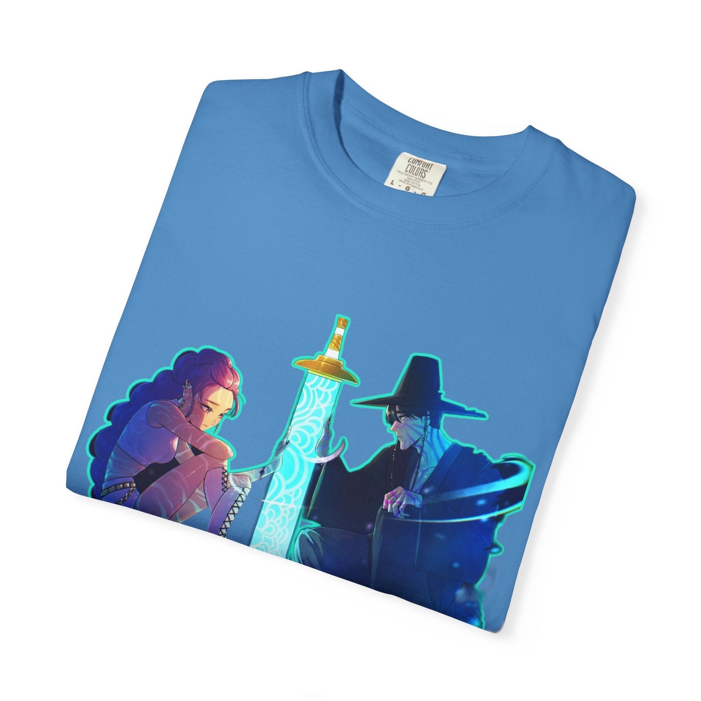 Unisex kpop Garment-Dyed T-shirt