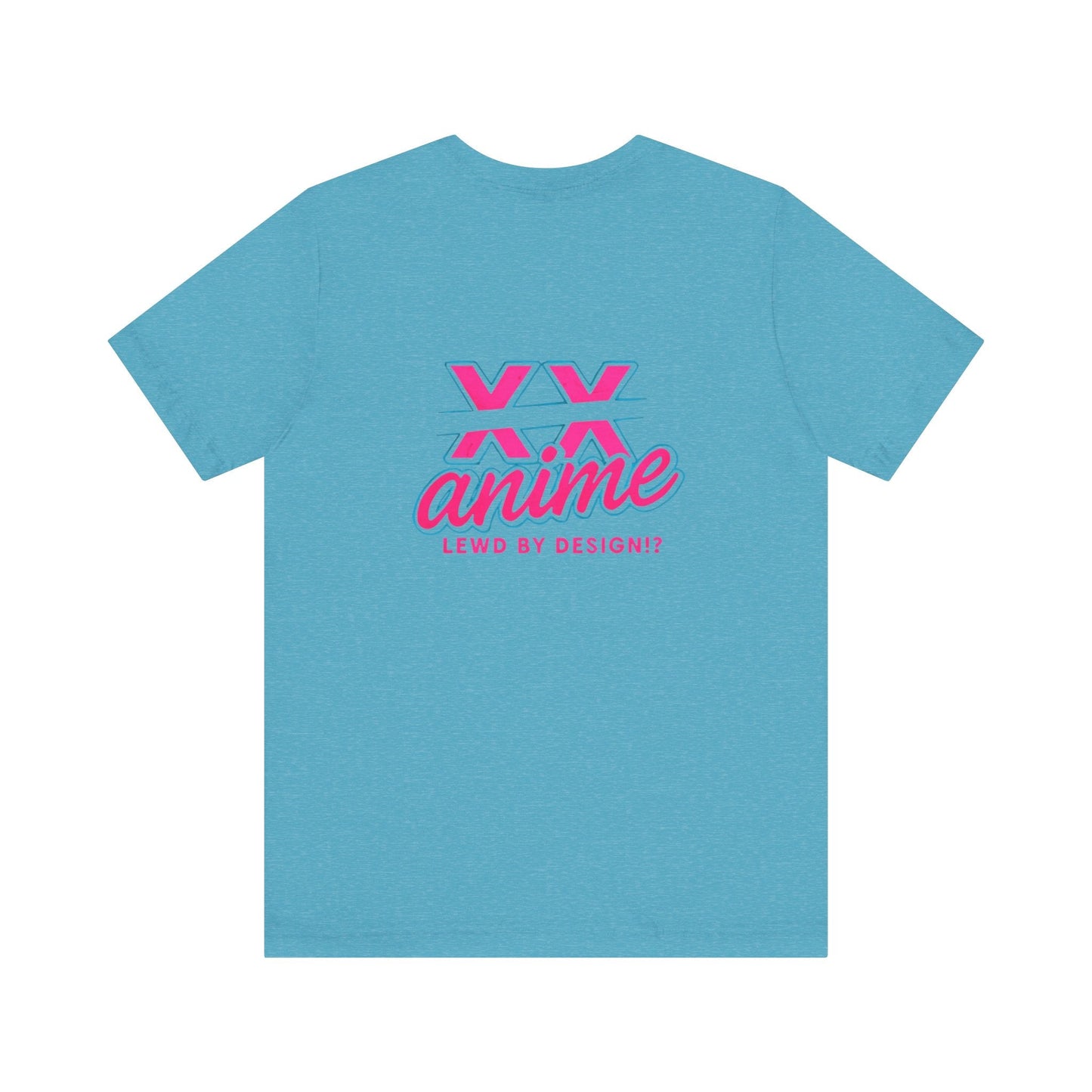 Lewd Anime-Themed Unisex Tee for Fans, Cute Graphic T-Shirt, Comfortable Everyday Wear, Perfect Gift for Anime Lovers, Stylish Casual Top