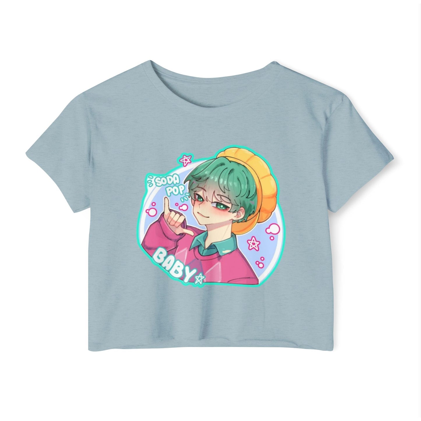 Cute Graphic kpop boys 3 Crop Top for Women, Festival Wear, Baby Pop Art Tee, Casual Summer Top, Gift for Music Lovers, Trendy Streetwear