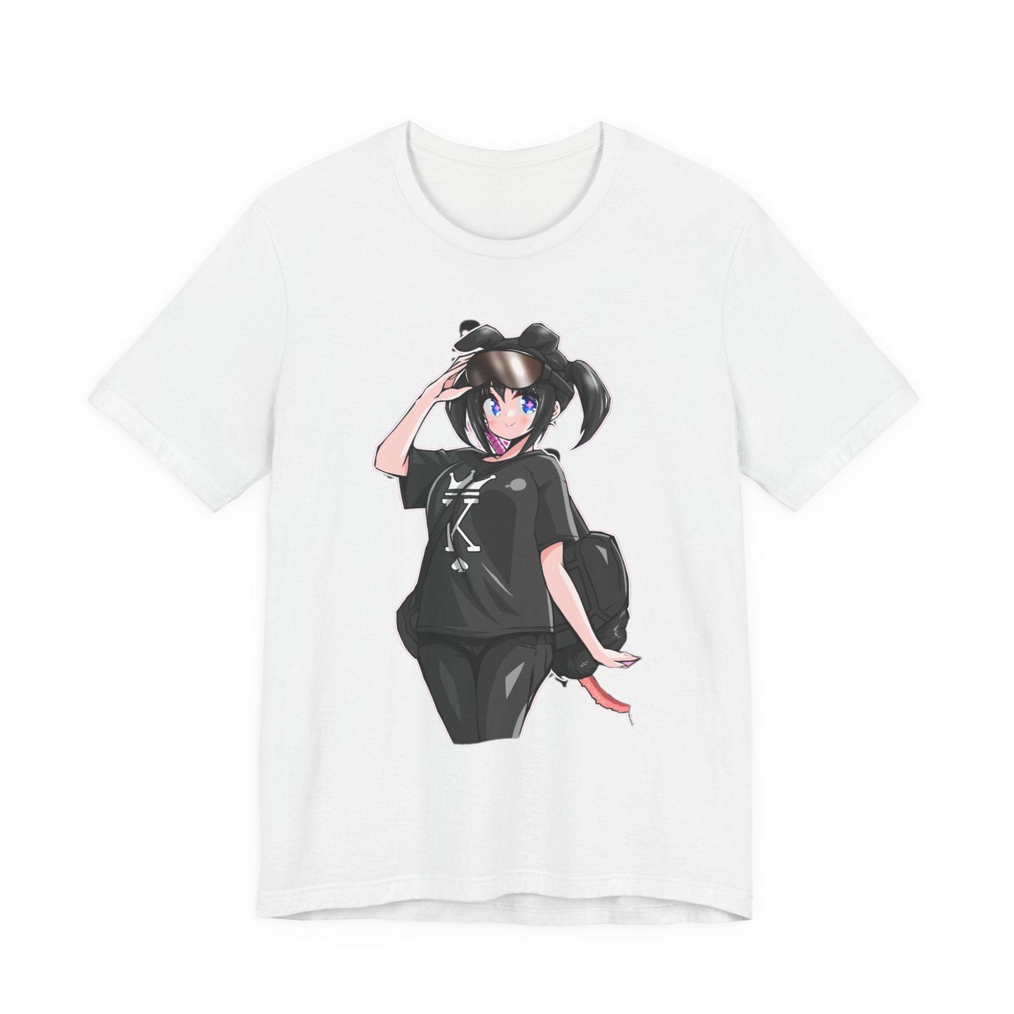 Lewd Anime-Themed Unisex Tee for Fans, Cute Graphic T-Shirt, Comfortable Everyday Wear, Perfect Gift for Anime Lovers, Stylish Casual Top