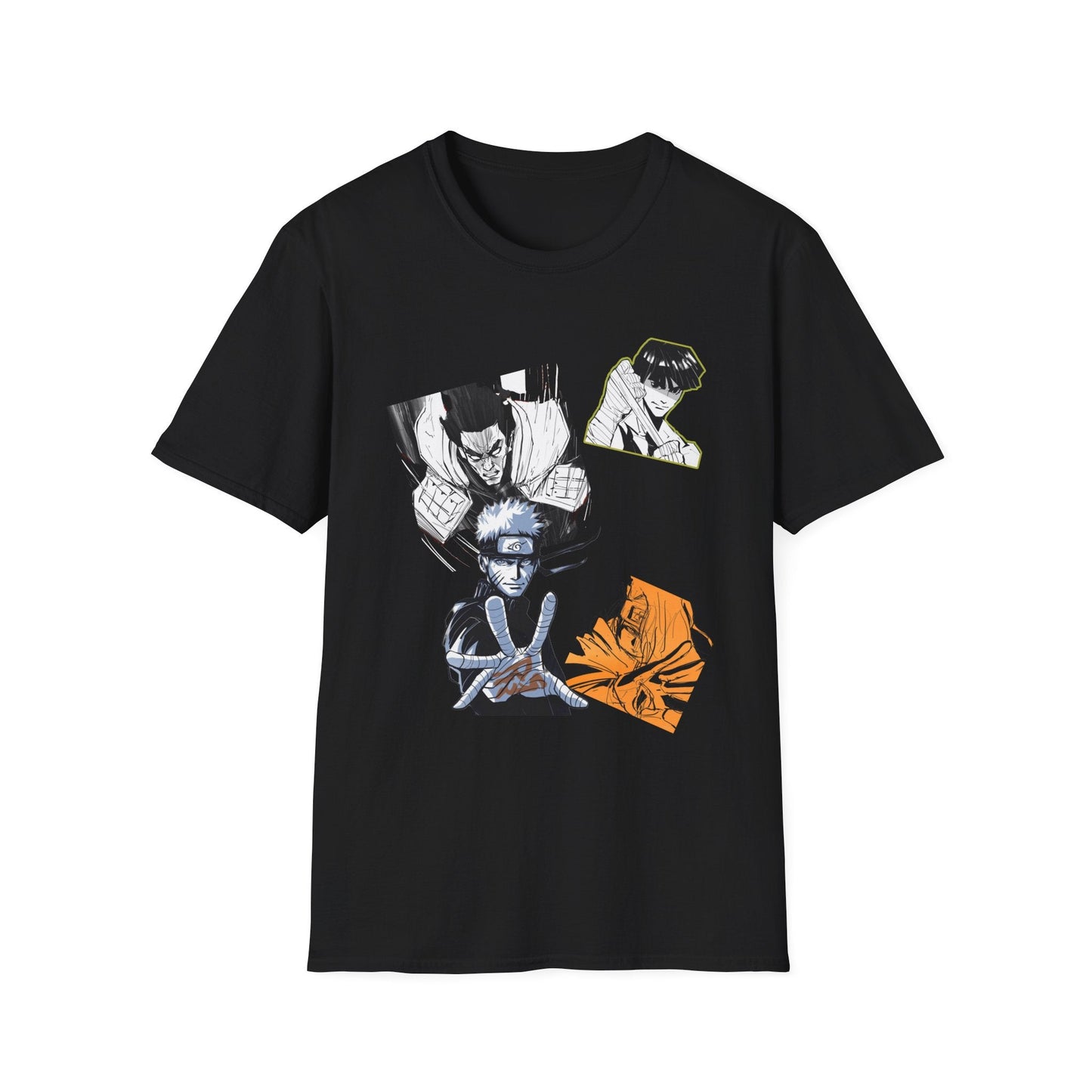 Ninja style Anime-Inspired Unisex T-Shirt, Graphic Tee for Fans, Perfect Gift for Birthdays or Conventions, Casual Wear, Softstyle Shirt