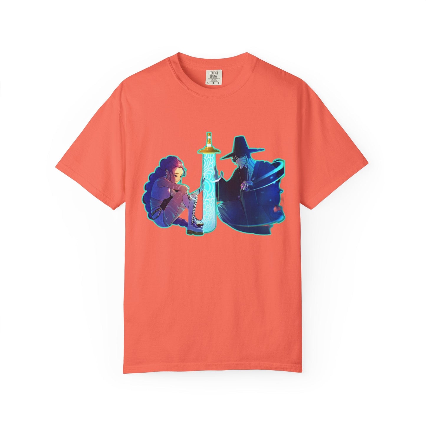 Unisex kpop Garment-Dyed T-shirt