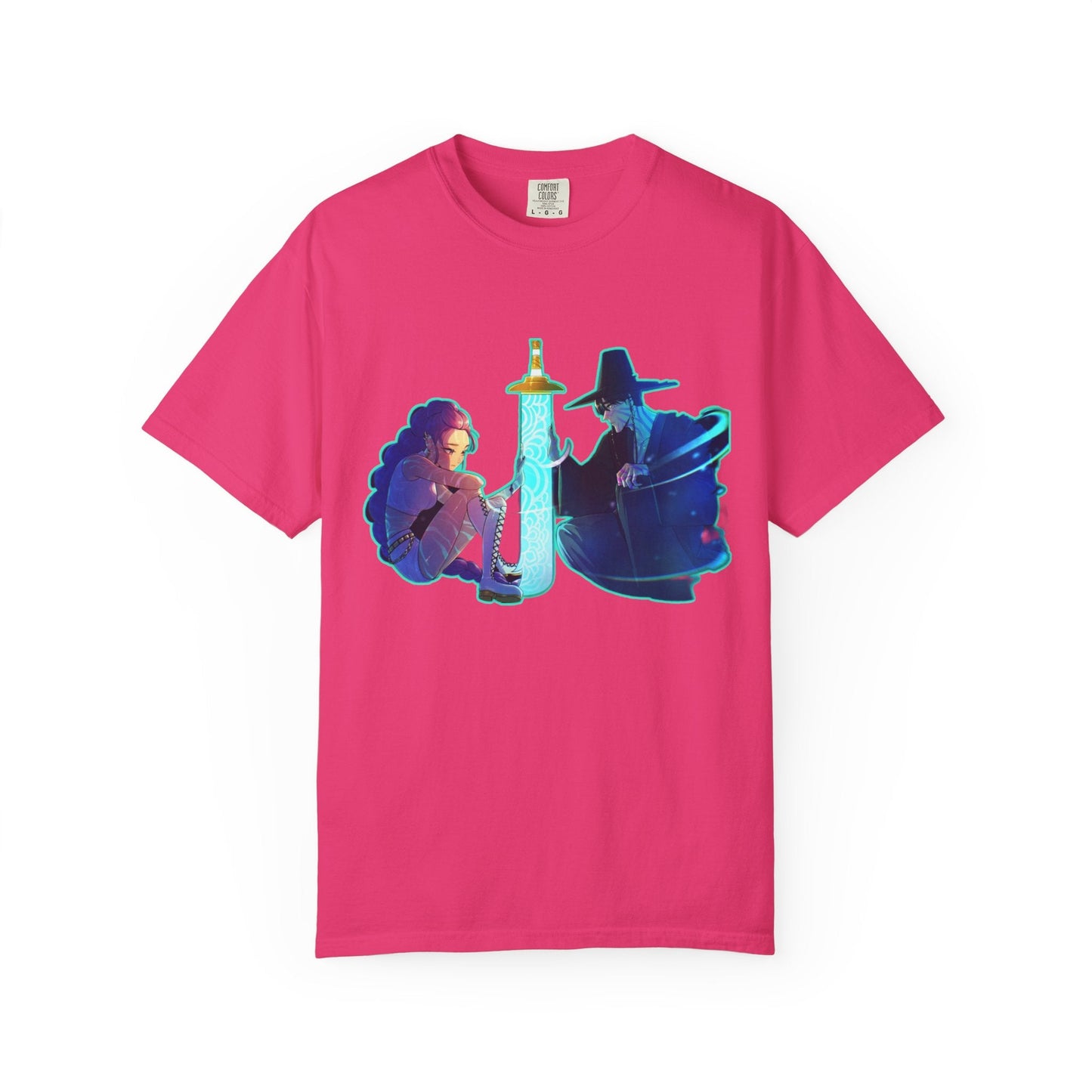 Unisex kpop Garment-Dyed T-shirt