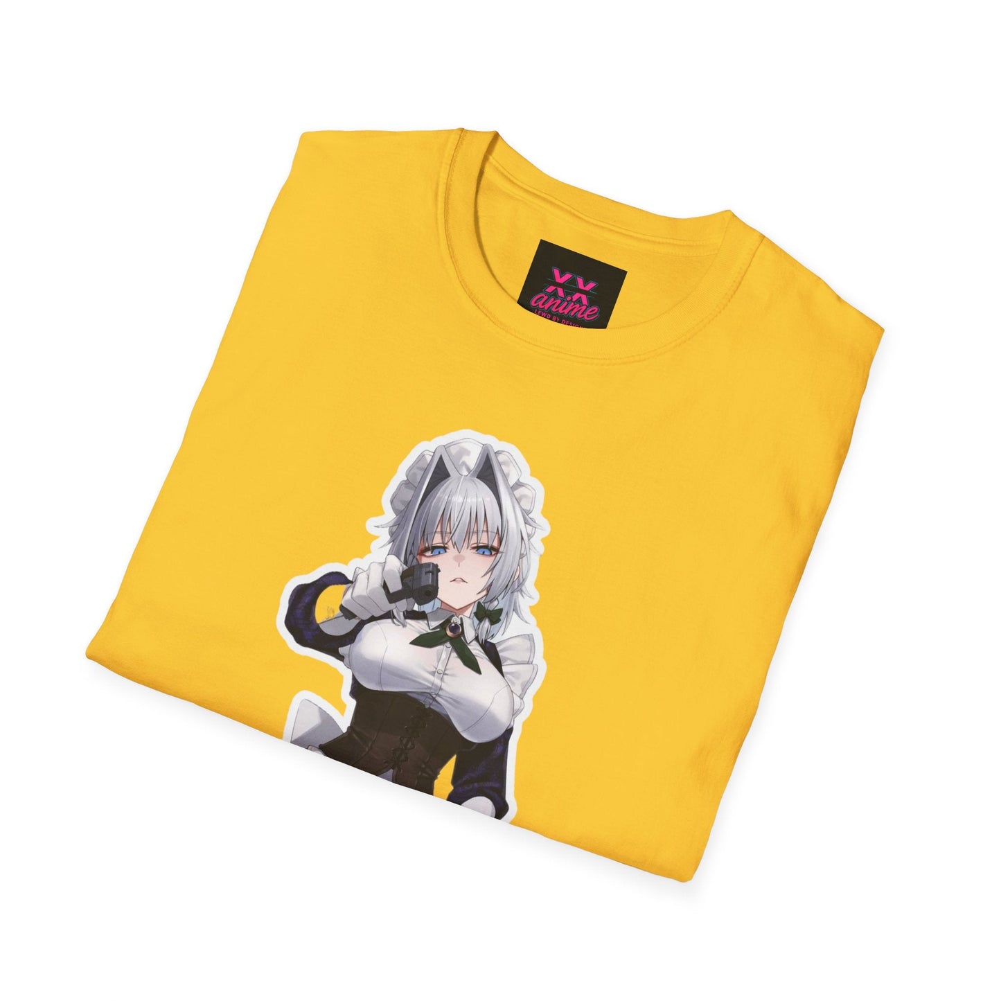 Anime-Inspired Unisex lewd gun T-Shirt - Fun, Playful Design, Perfect for Anime Lovers, Cosplay, Gifts, Casual Wear, and Conventions