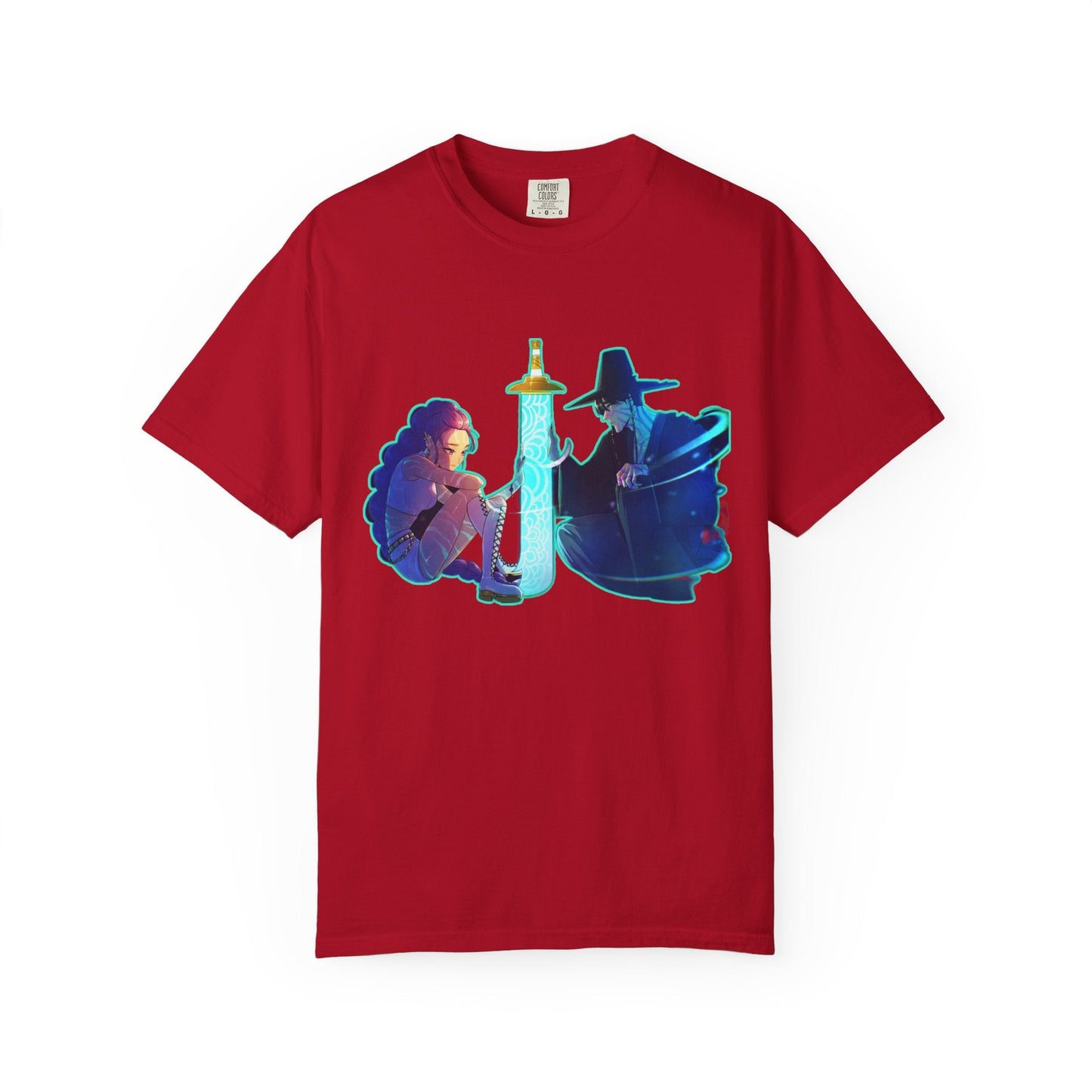 Unisex kpop Garment-Dyed T-shirt