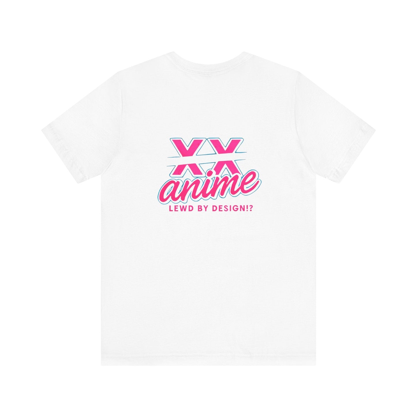 Lewd Anime-Themed Unisex Tee for Fans, Cute Graphic T-Shirt, Comfortable Everyday Wear, Perfect Gift for Anime Lovers, Stylish Casual Top