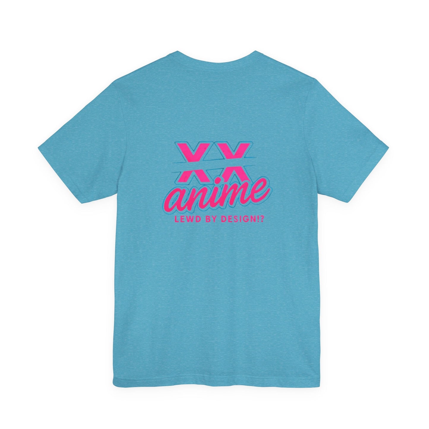 Lewd Anime-Themed Unisex Tee for Fans, Cute Graphic T-Shirt, Comfortable Everyday Wear, Perfect Gift for Anime Lovers, Stylish Casual Top