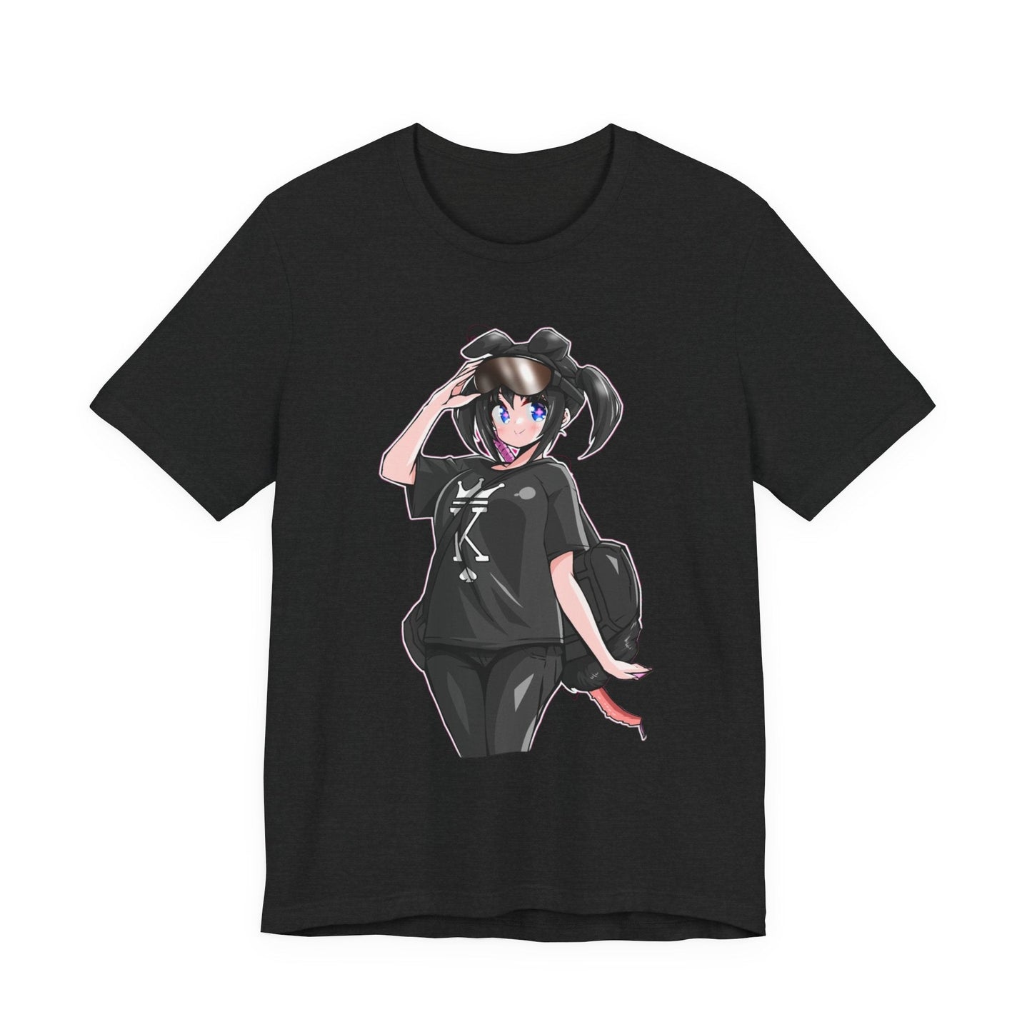 Lewd Anime-Themed Unisex Tee for Fans, Cute Graphic T-Shirt, Comfortable Everyday Wear, Perfect Gift for Anime Lovers, Stylish Casual Top