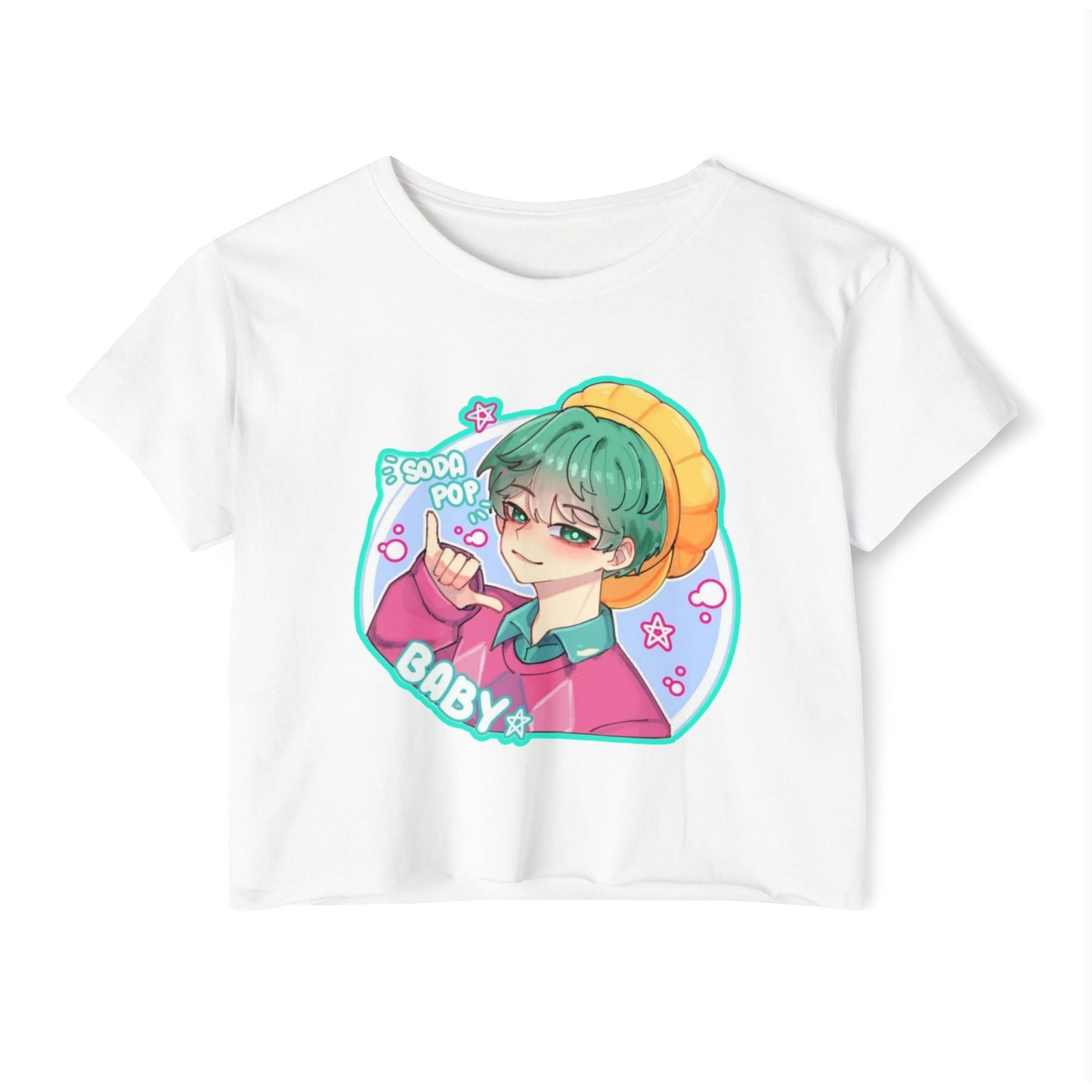 Cute Graphic kpop boys 3 Crop Top for Women, Festival Wear, Baby Pop Art Tee, Casual Summer Top, Gift for Music Lovers, Trendy Streetwear
