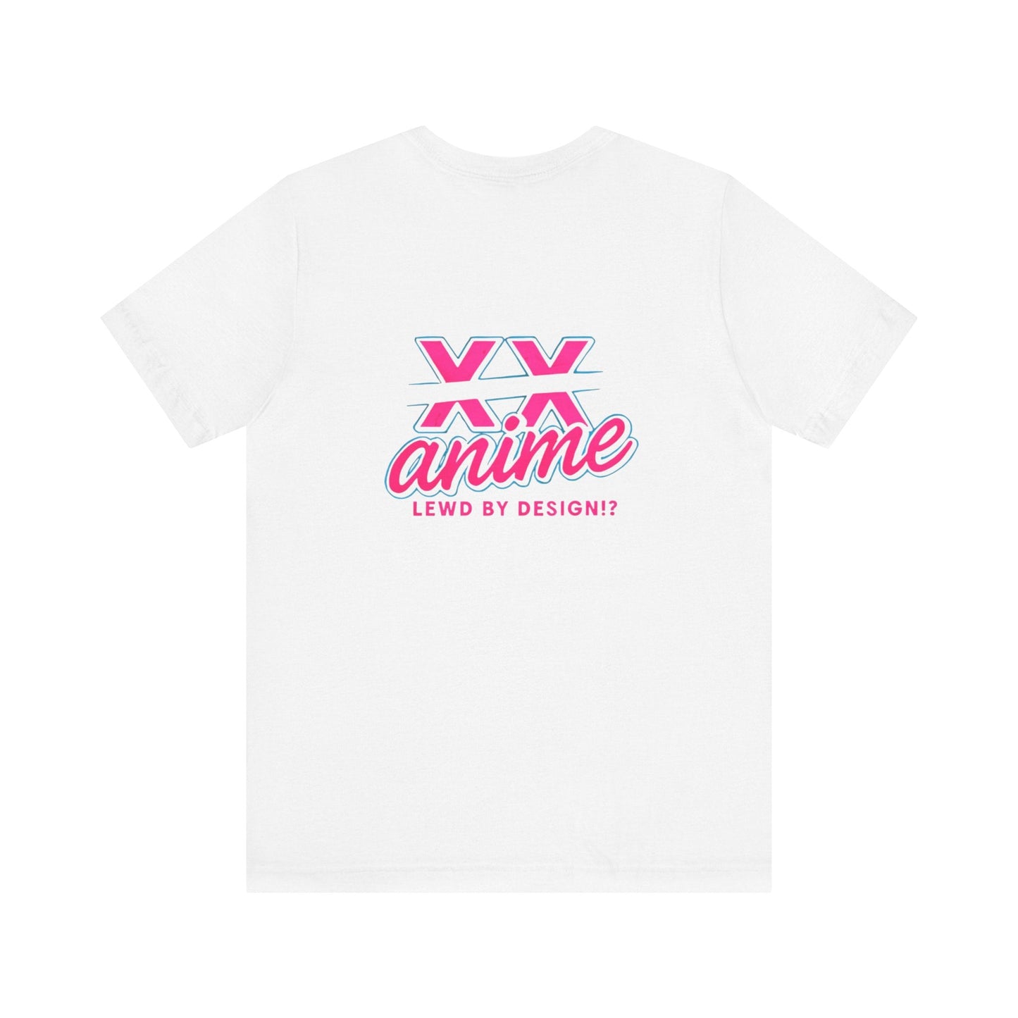 Lewd Anime-Themed Unisex Tee for Fans, Cute Graphic T-Shirt, Comfortable Everyday Wear, Perfect Gift for Anime Lovers, Stylish Casual Top