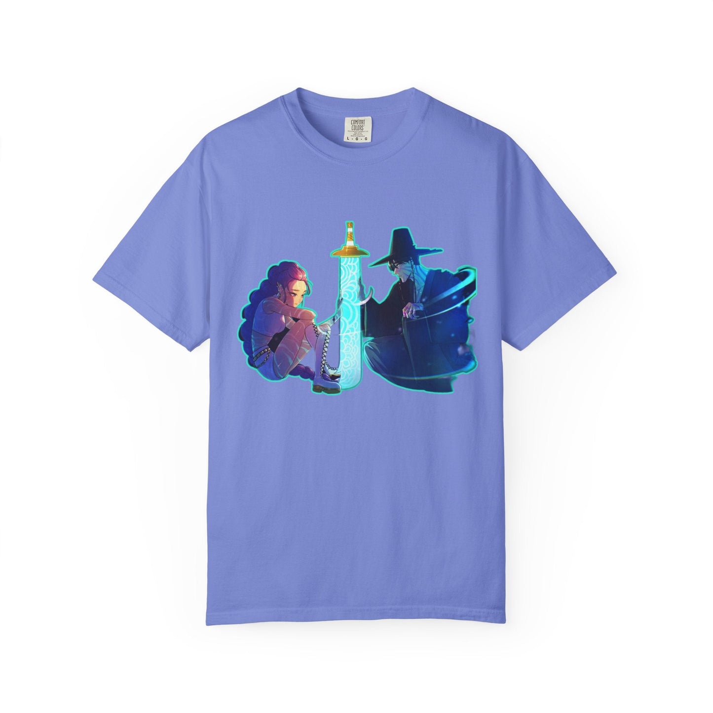 Unisex kpop Garment-Dyed T-shirt