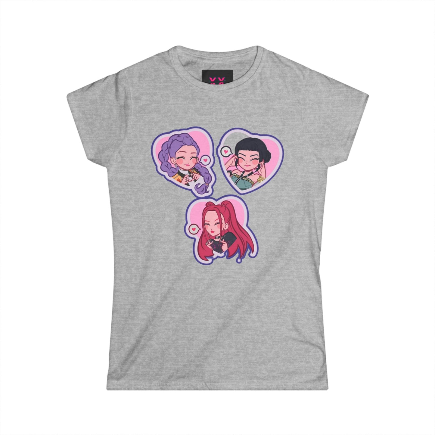 Idol style Tee, Cute Tee for Anime Lovers, Kawaii T-Shirt, Trendy Casual Wear, Gift for Otaku