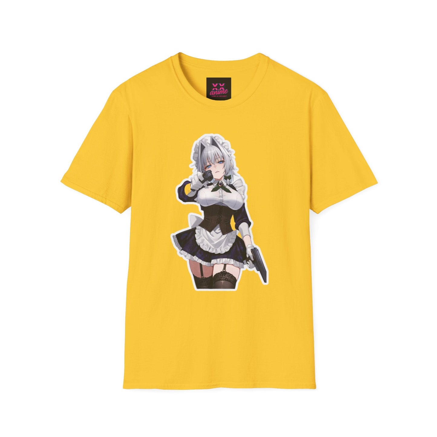 Anime-Inspired Unisex lewd gun T-Shirt - Fun, Playful Design, Perfect for Anime Lovers, Cosplay, Gifts, Casual Wear, and Conventions