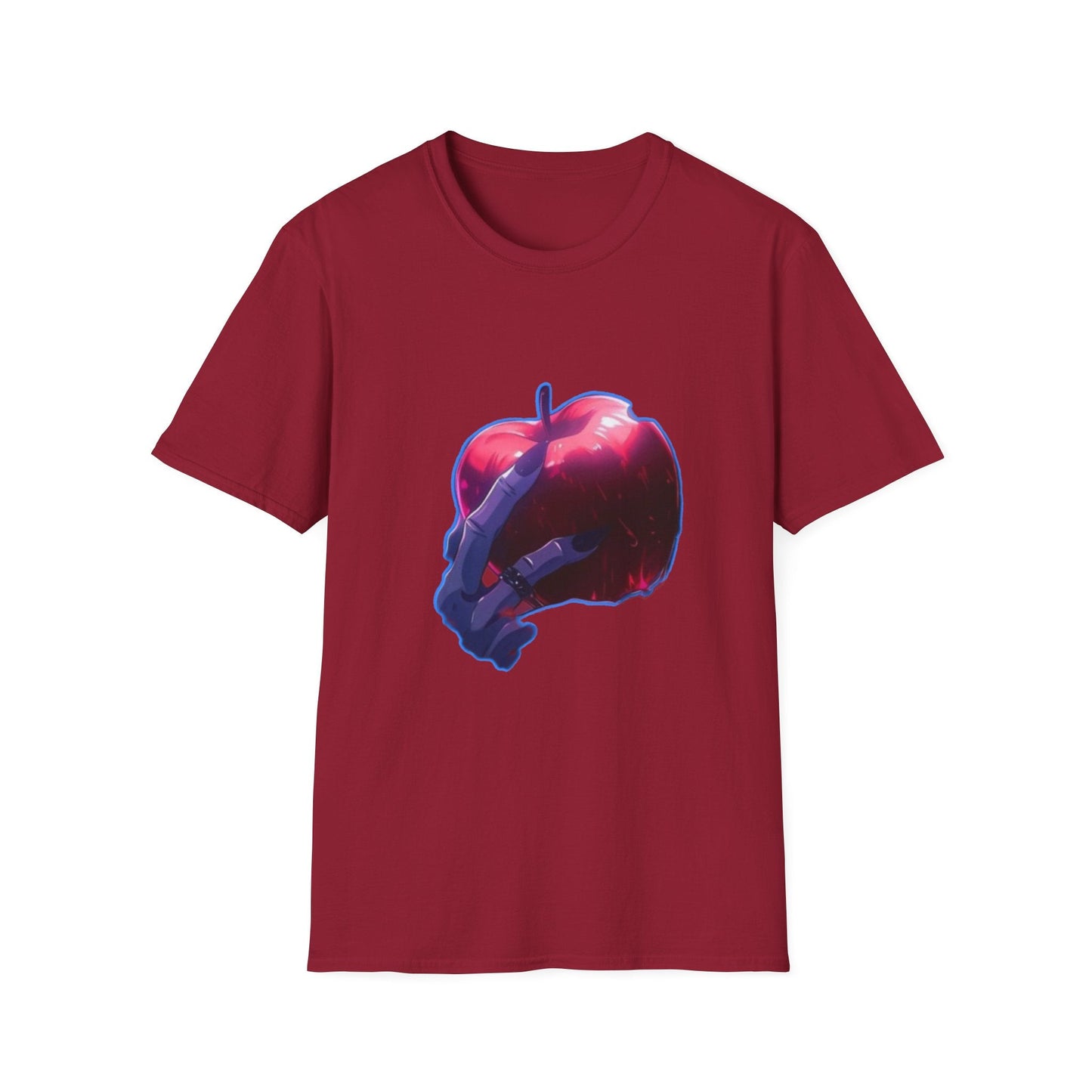 Dn Artistic Skeleton Hand T-Shirt, Creative Graphic Tee, Unique Gift for Artists, Trendy Fashion for Teens, Casual Wear