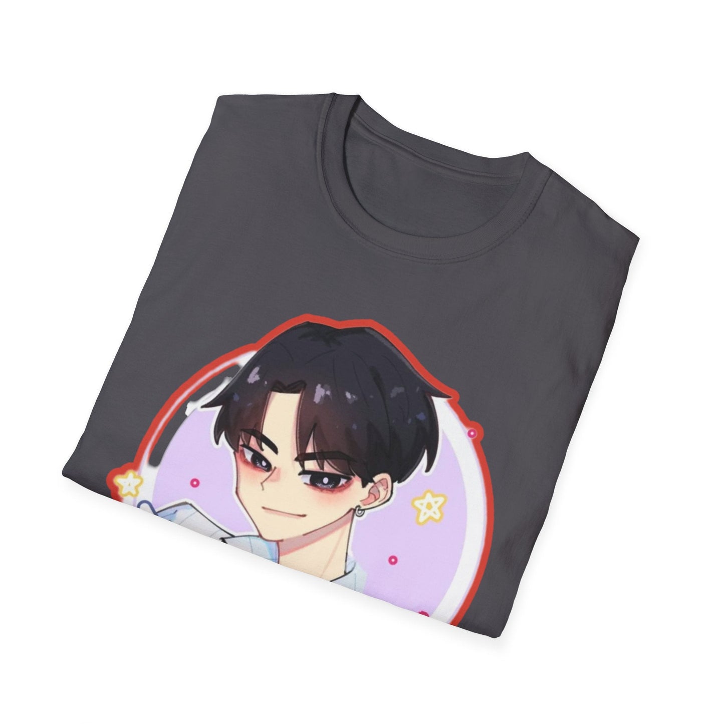 Anime Character kpop boy 2 T-Shirt, Cute Graphic Tee, Unisex Casual Wear, Gift for Teens, Kawaii Fashion, Birthday Present
