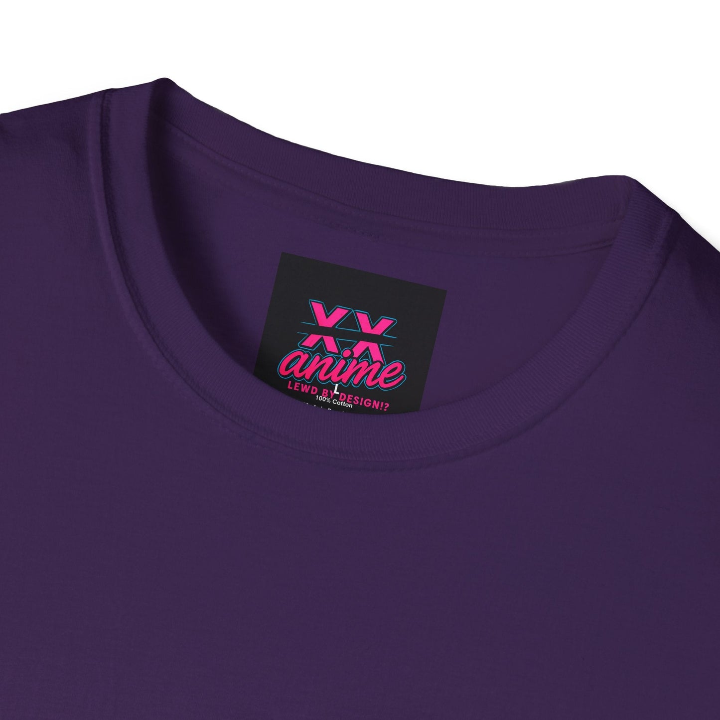 Anime-lewd Inspired Unisex Softstyle T-Shirt, Graphic Tee for Fans, Perfect for Cosplay, Gift for Anime Lovers, Casual Wear, Unique Designs