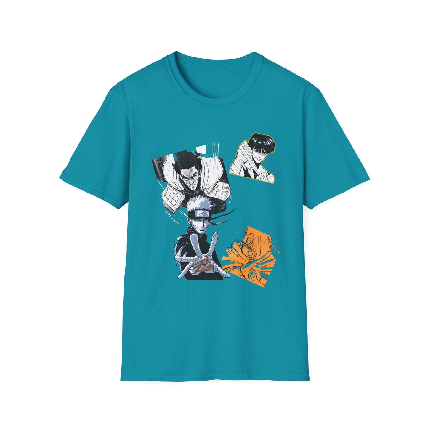 Ninja style Anime-Inspired Unisex T-Shirt, Graphic Tee for Fans, Perfect Gift for Birthdays or Conventions, Casual Wear, Softstyle Shirt