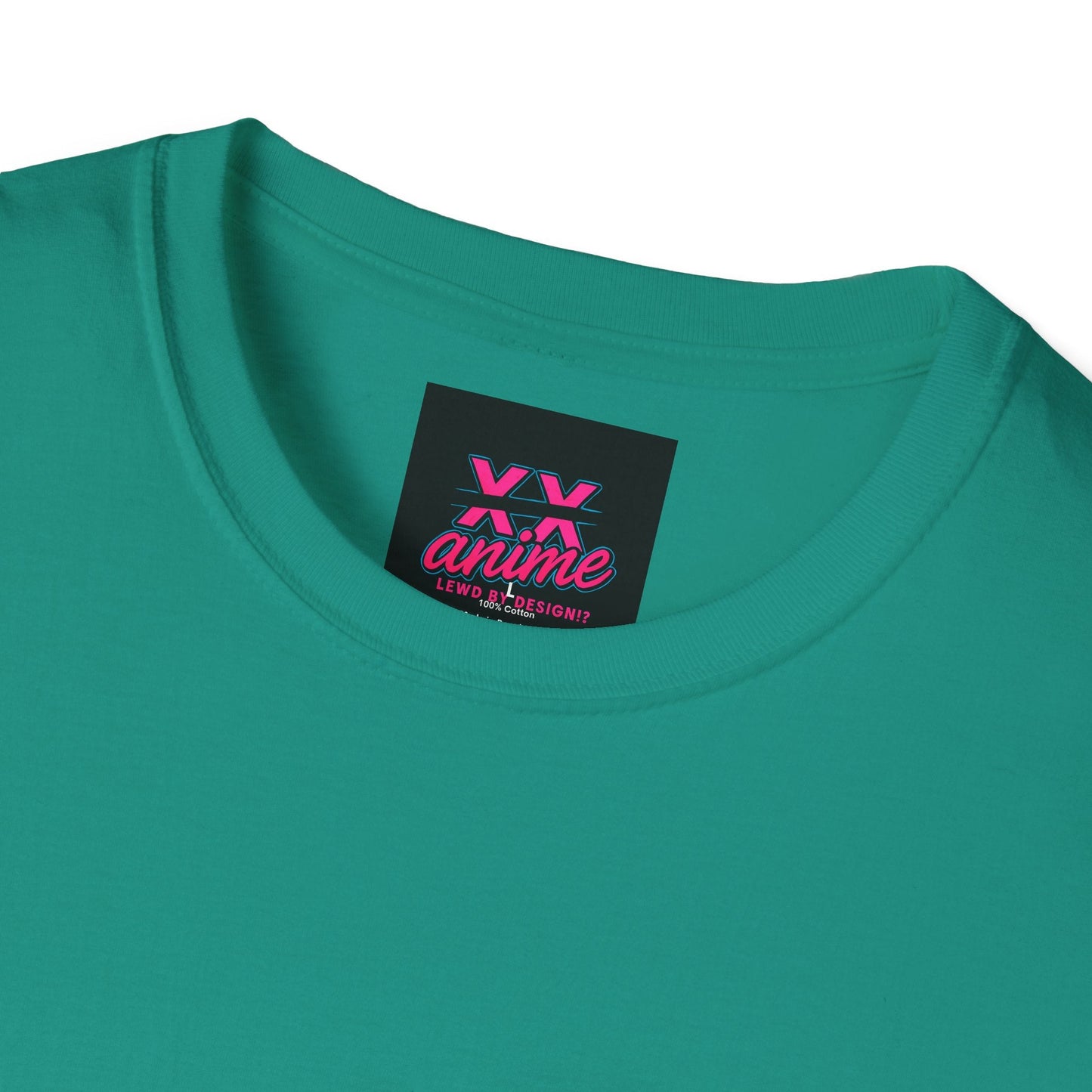 Anime-lewd Inspired Unisex Softstyle T-Shirt, Graphic Tee for Fans, Perfect for Cosplay, Gift for Anime Lovers, Casual Wear, Unique Designs