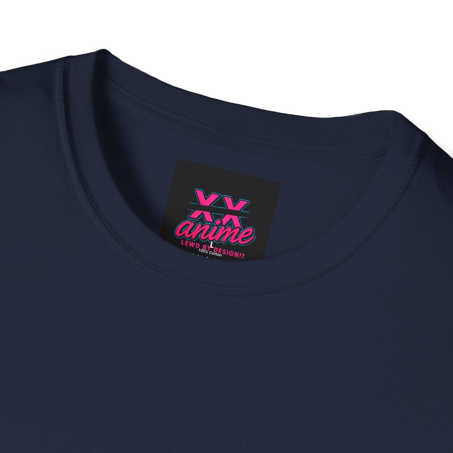 Anime-lewd Inspired Unisex Softstyle T-Shirt, Graphic Tee for Fans, Perfect for Cosplay, Gift for Anime Lovers, Casual Wear, Unique Designs