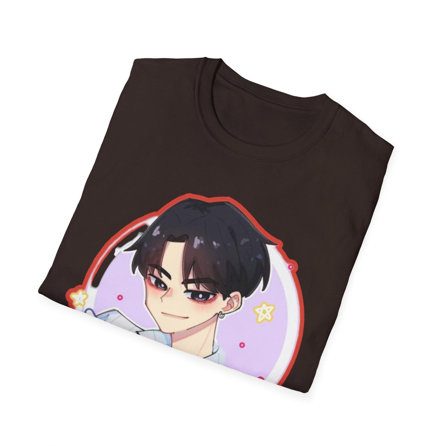 Anime Character kpop boy 2 T-Shirt, Cute Graphic Tee, Unisex Casual Wear, Gift for Teens, Kawaii Fashion, Birthday Present