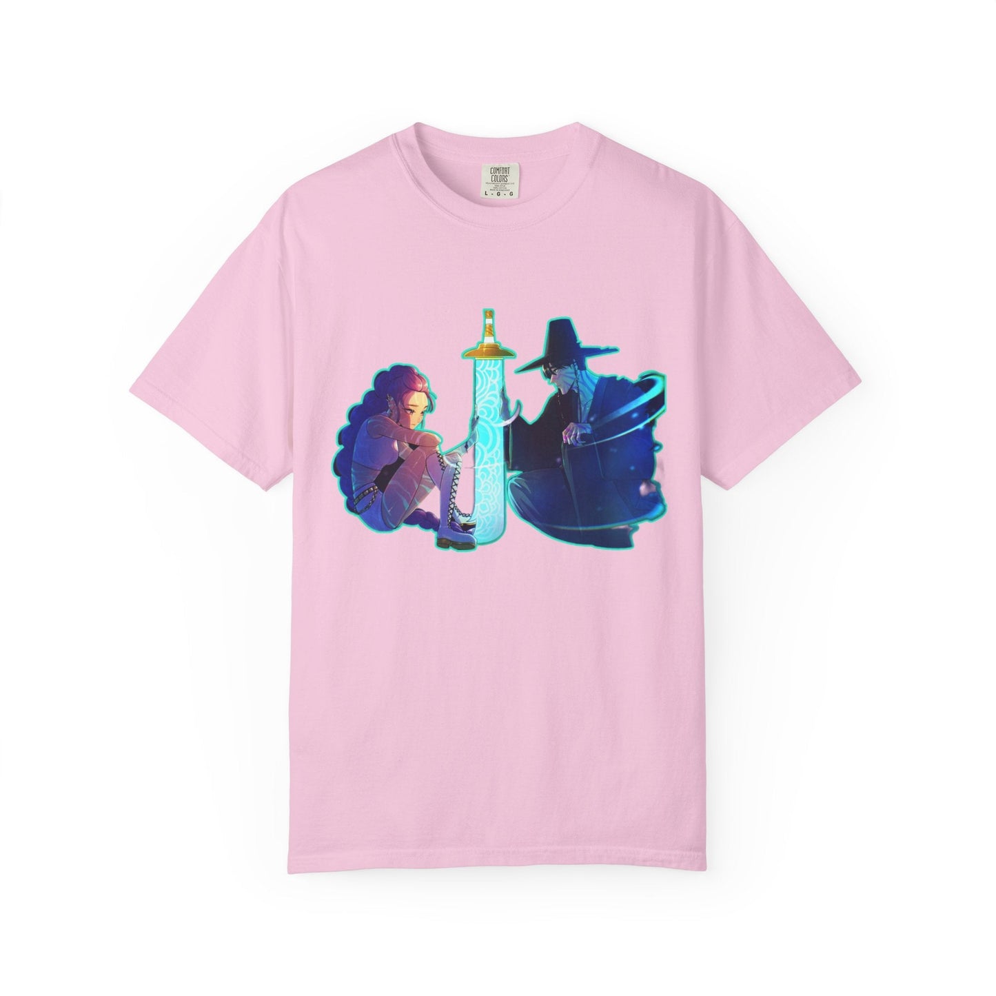 Unisex kpop Garment-Dyed T-shirt