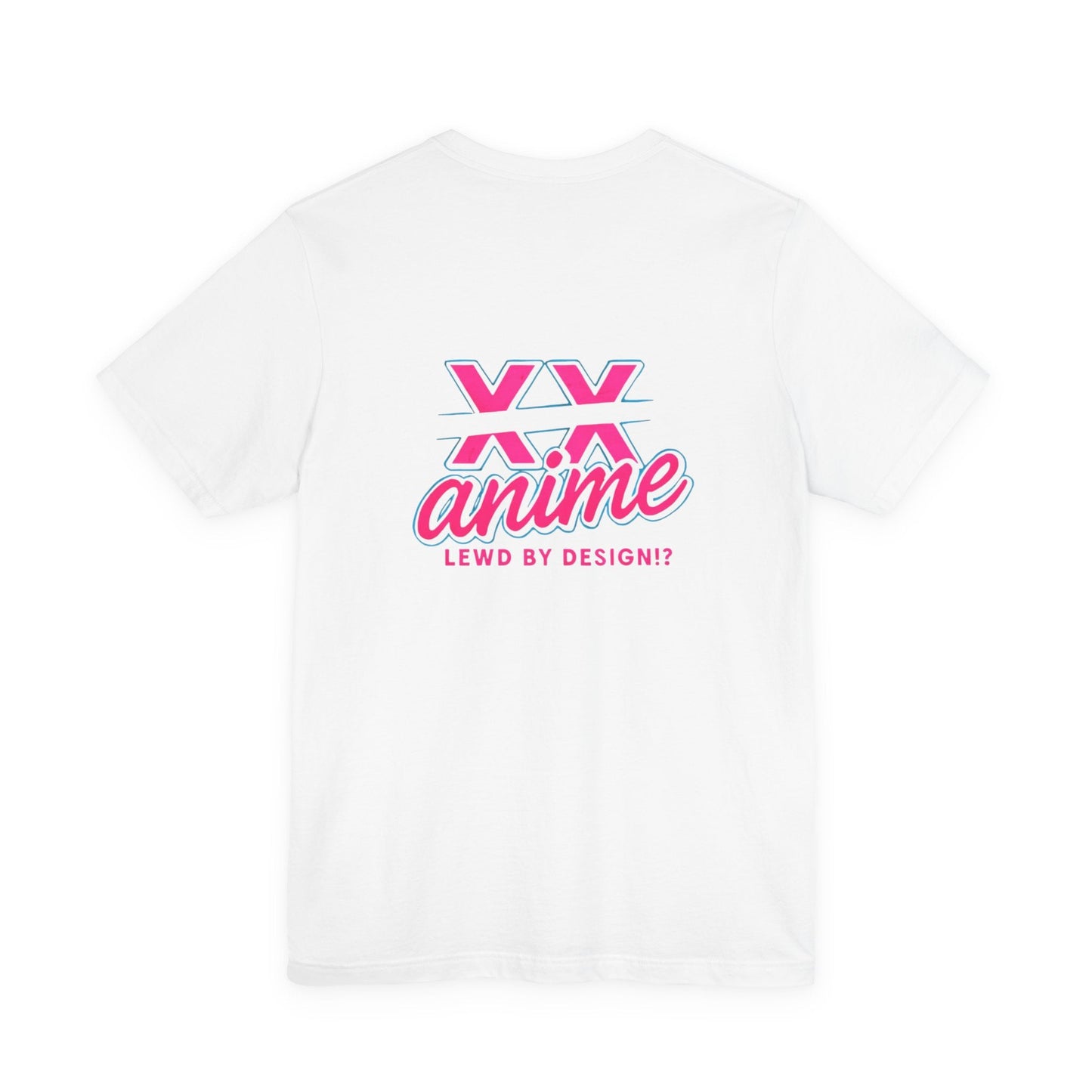 Lewd Anime-Themed Unisex Tee for Fans, Cute Graphic T-Shirt, Comfortable Everyday Wear, Perfect Gift for Anime Lovers, Stylish Casual Top