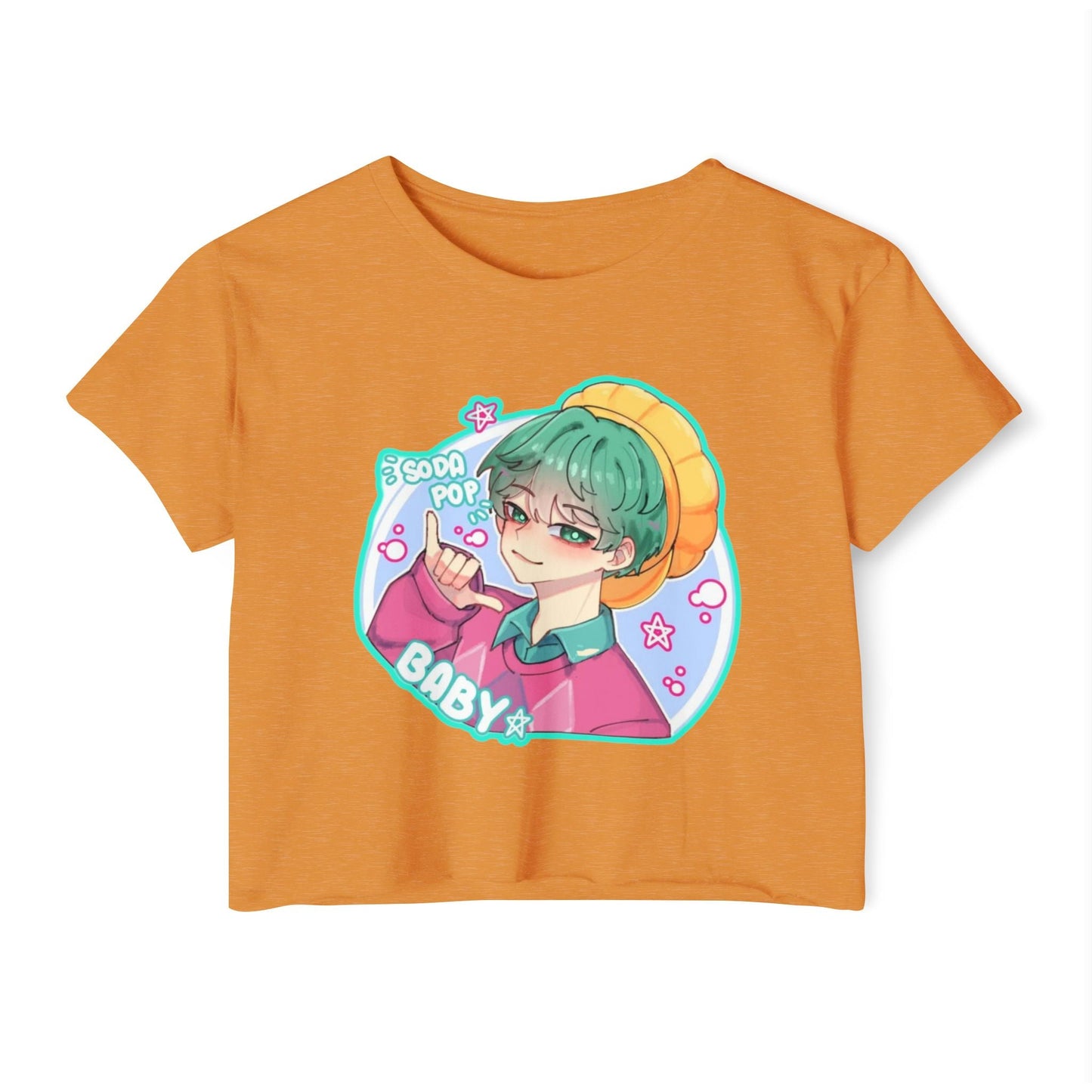 Cute Graphic kpop boys 3 Crop Top for Women, Festival Wear, Baby Pop Art Tee, Casual Summer Top, Gift for Music Lovers, Trendy Streetwear