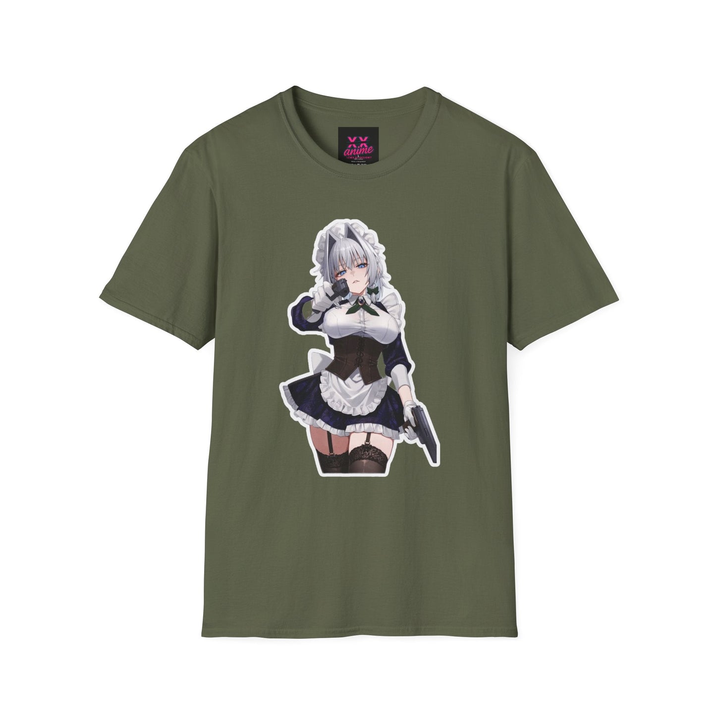 Anime-Inspired Unisex lewd gun T-Shirt - Fun, Playful Design, Perfect for Anime Lovers, Cosplay, Gifts, Casual Wear, and Conventions