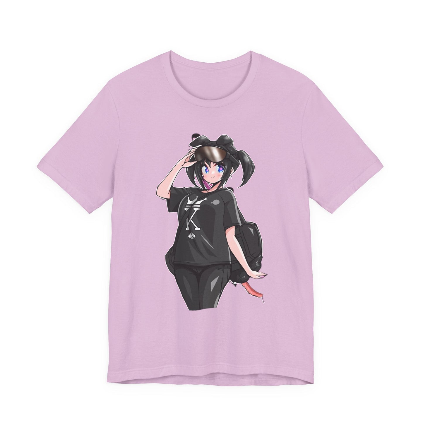 Lewd Anime-Themed Unisex Tee for Fans, Cute Graphic T-Shirt, Comfortable Everyday Wear, Perfect Gift for Anime Lovers, Stylish Casual Top