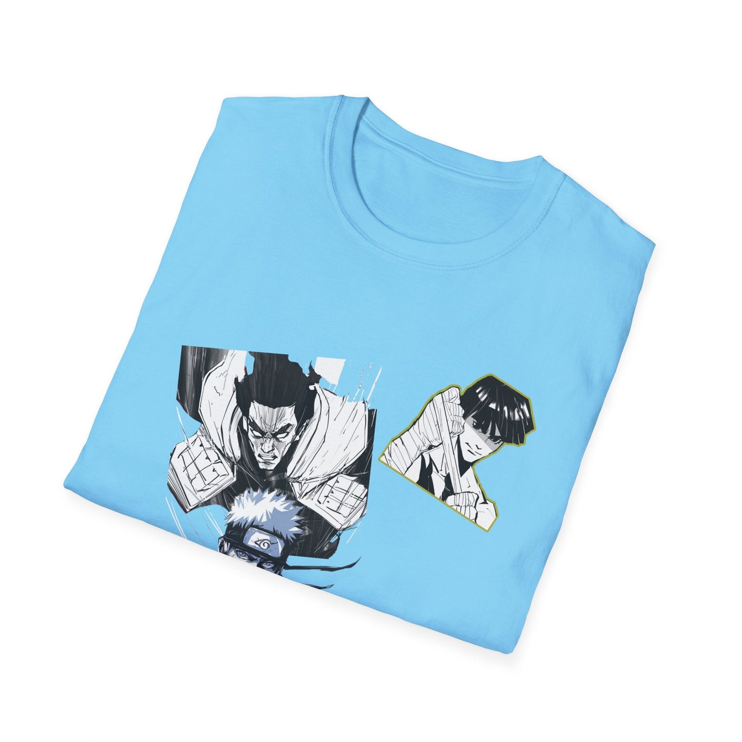 Ninja style Anime-Inspired Unisex T-Shirt, Graphic Tee for Fans, Perfect Gift for Birthdays or Conventions, Casual Wear, Softstyle Shirt
