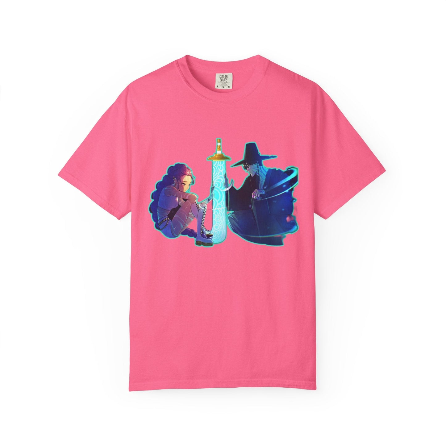 Unisex kpop Garment-Dyed T-shirt