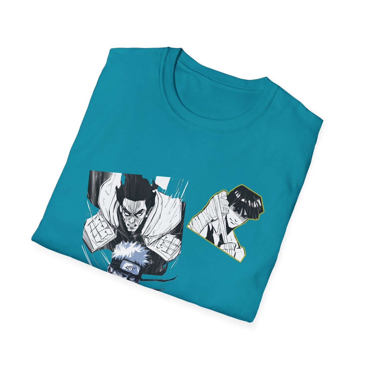 Ninja style Anime-Inspired Unisex T-Shirt, Graphic Tee for Fans, Perfect Gift for Birthdays or Conventions, Casual Wear, Softstyle Shirt